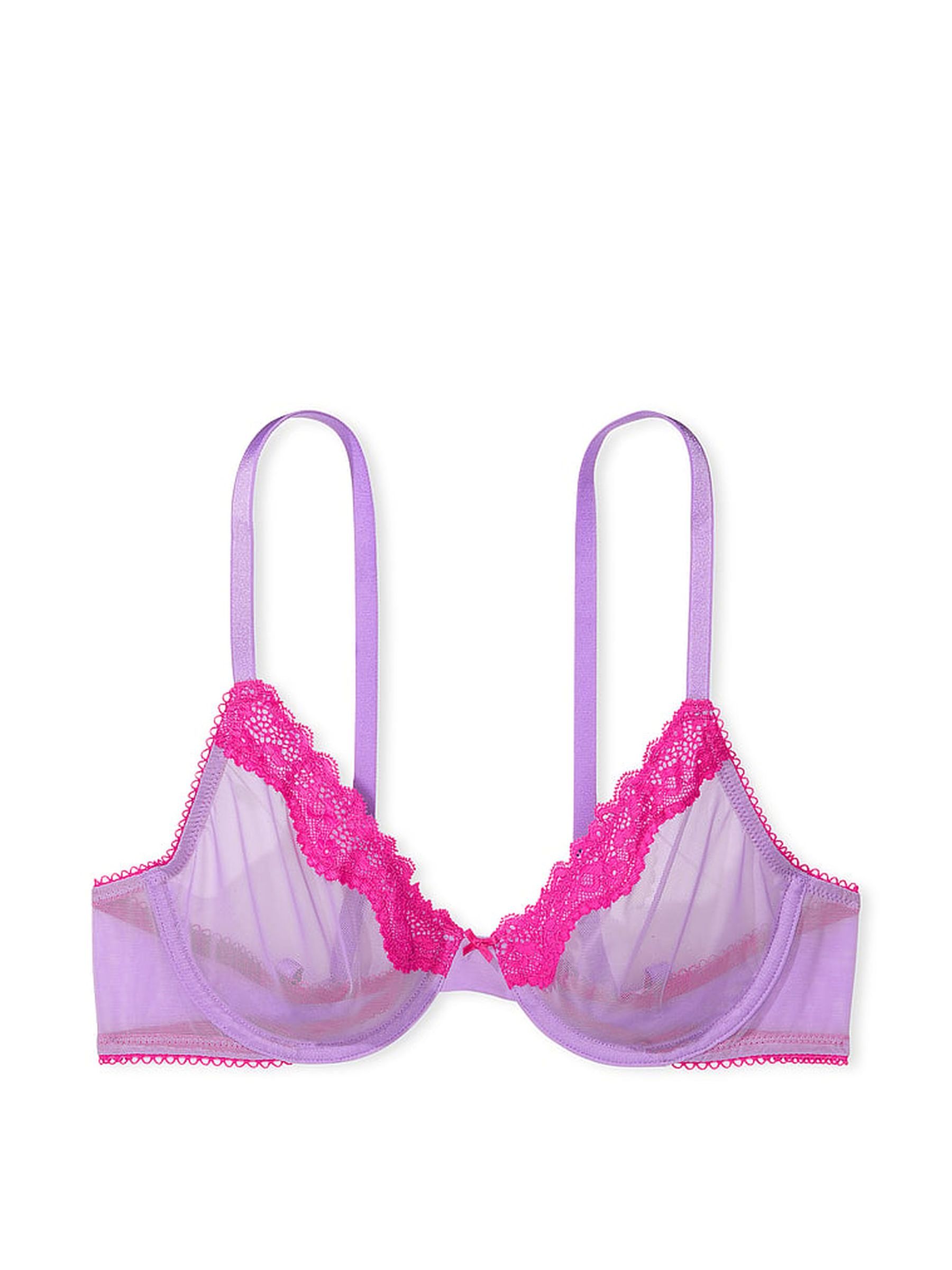 Purple Paradise Unlined Demi Bra - Image 1 of 1