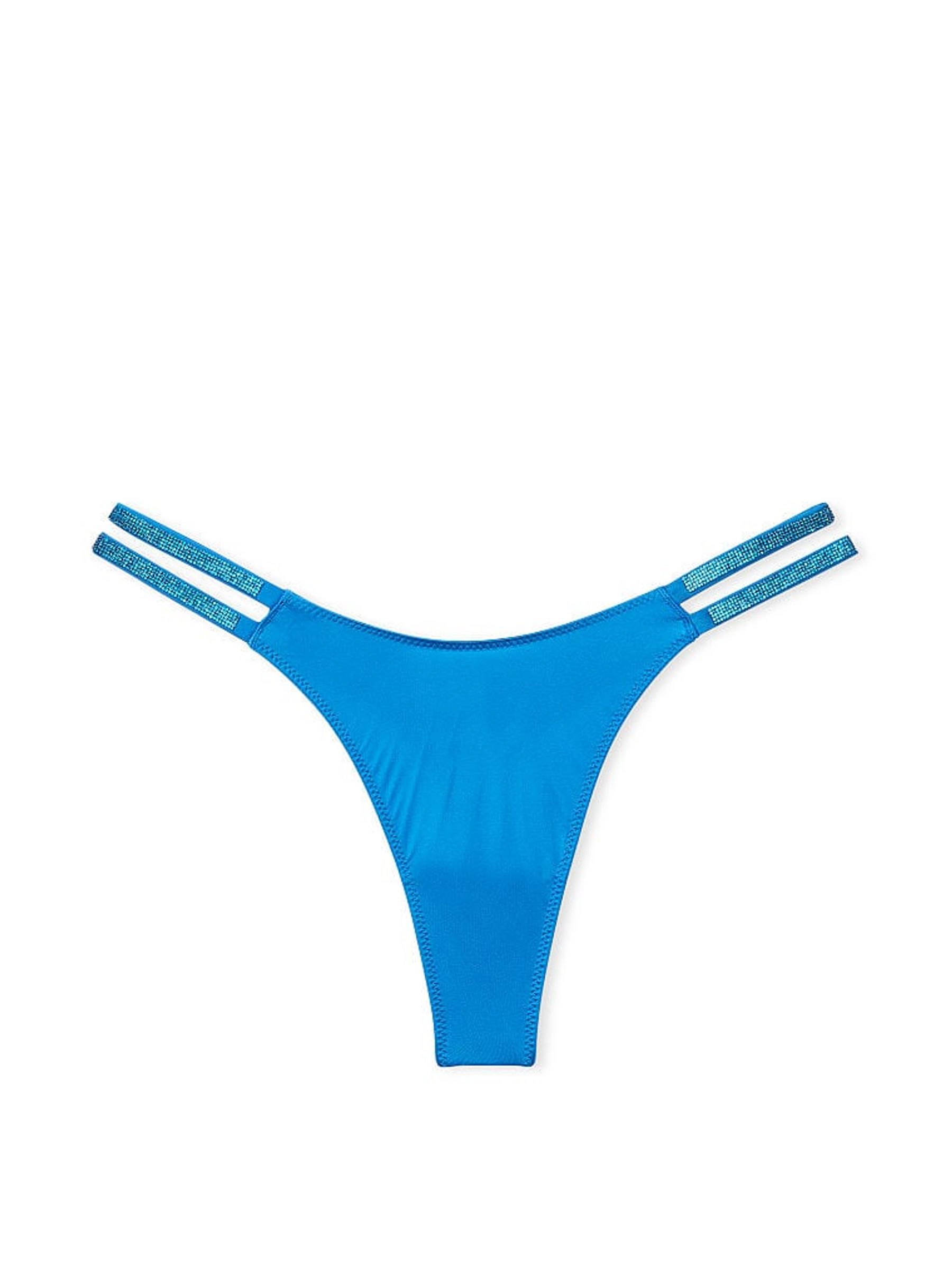 Shocking Blue Thong Shine Strap Knickers - Image 3 of 4