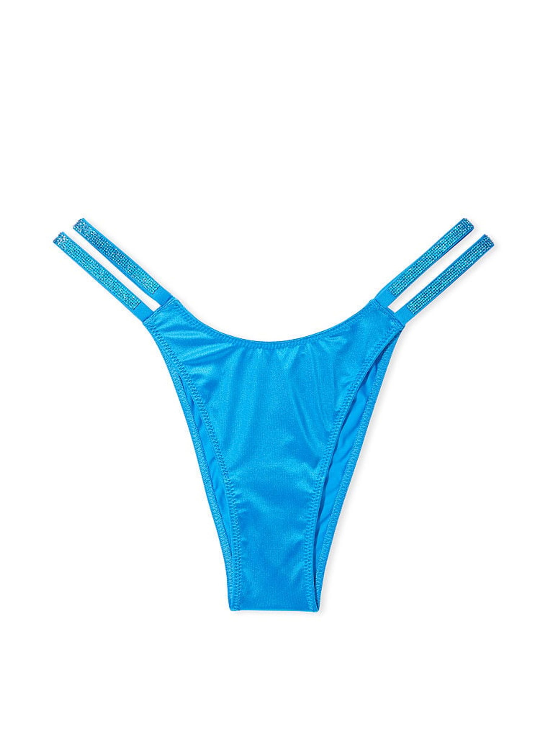 Shocking Blue Brazilian Shine Strap Knickers - Image 1 of 1