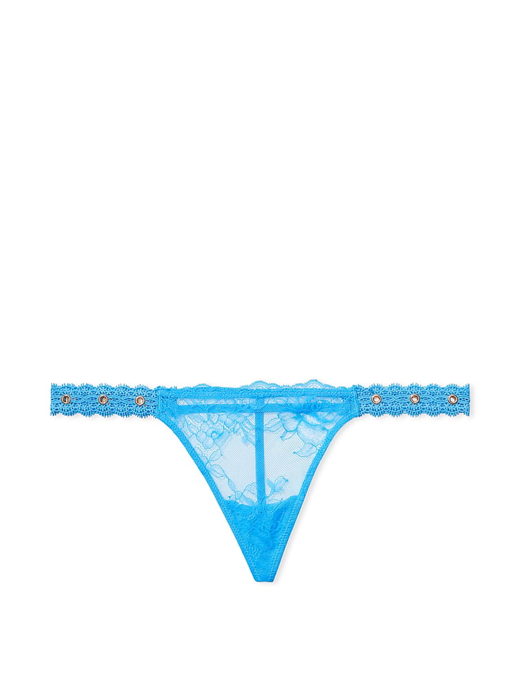 Capri Blue G String Eyelet Lace Knickers - Image 3 of 3