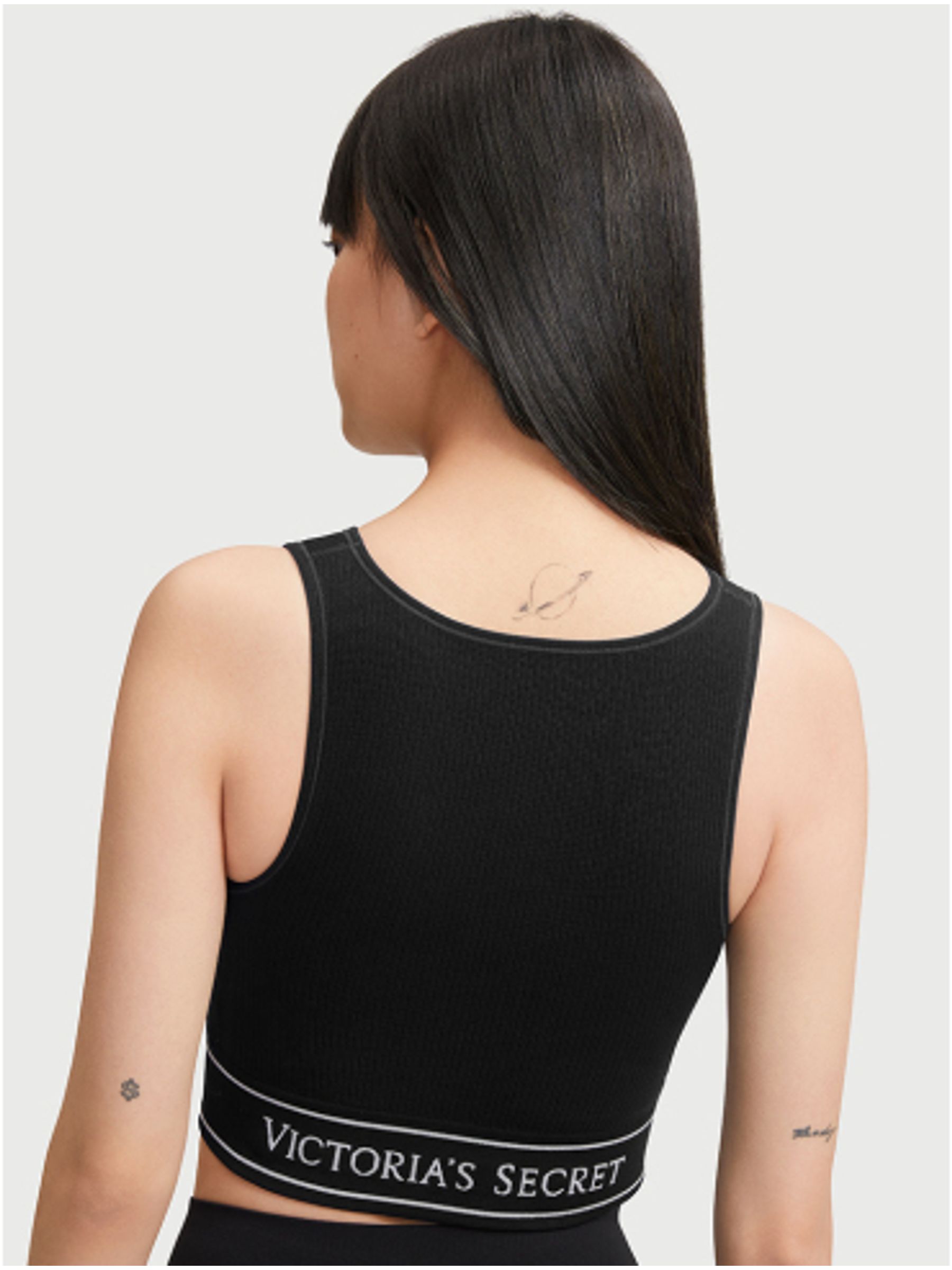 Black Longline Bralette - Image 2 of 4