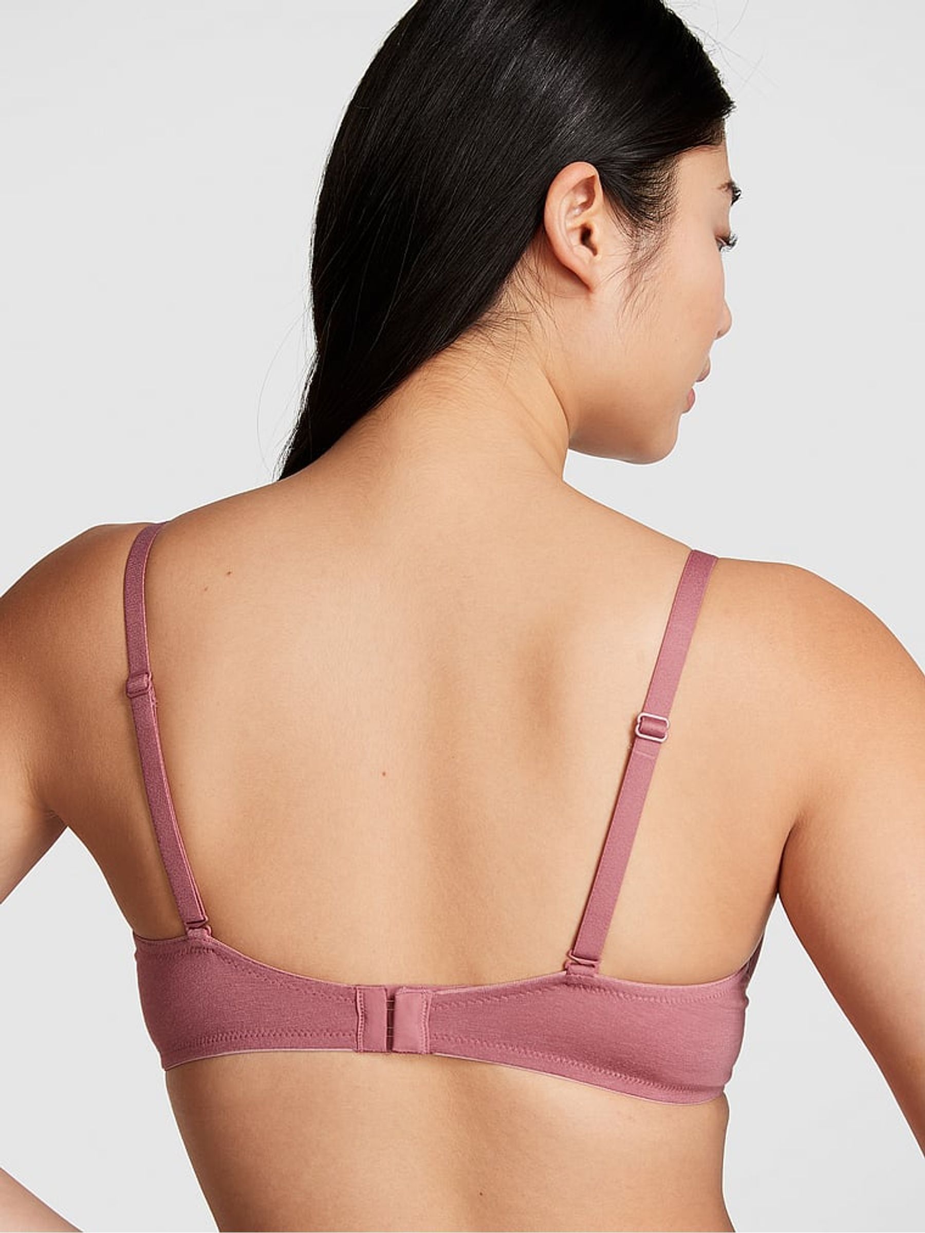 Pink Begonia Push Up Cotton Bra - Image 2 of 3