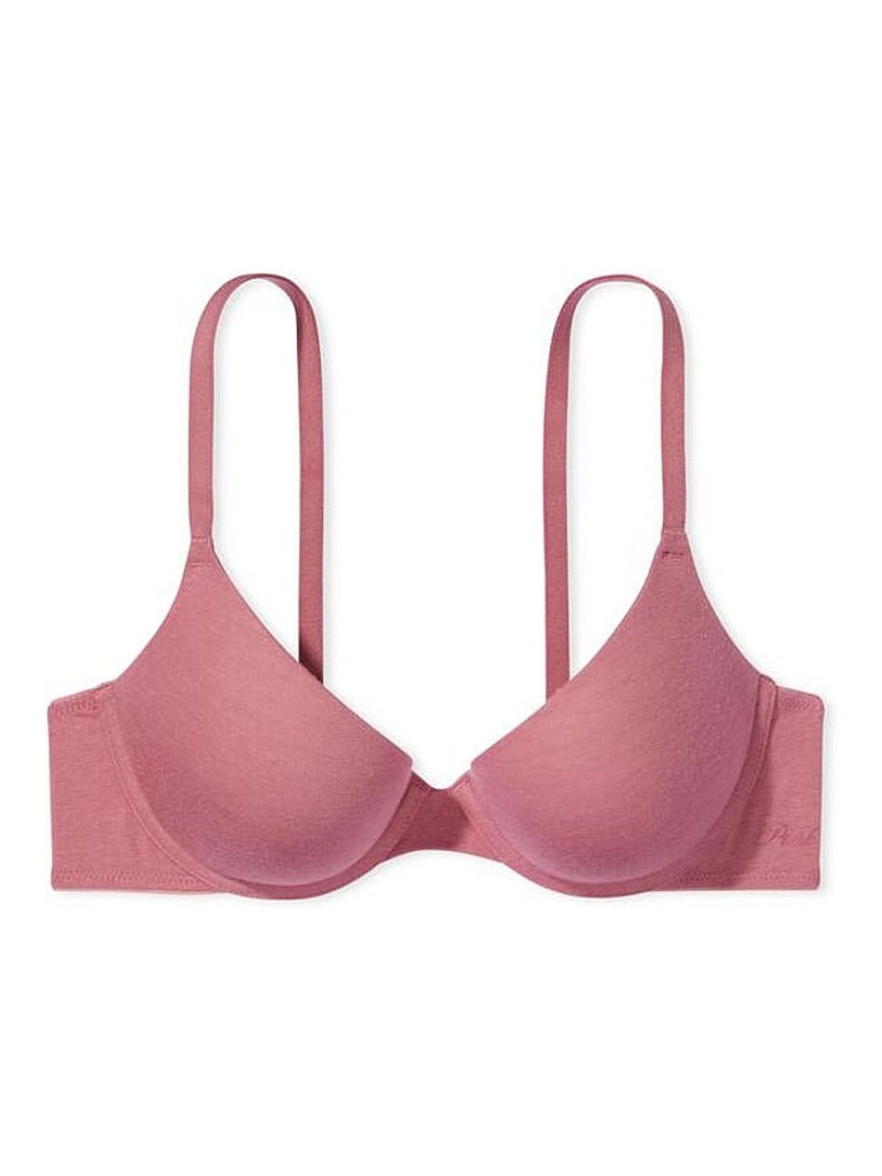 Pink Begonia Push Up Cotton Bra - Image 3 of 3