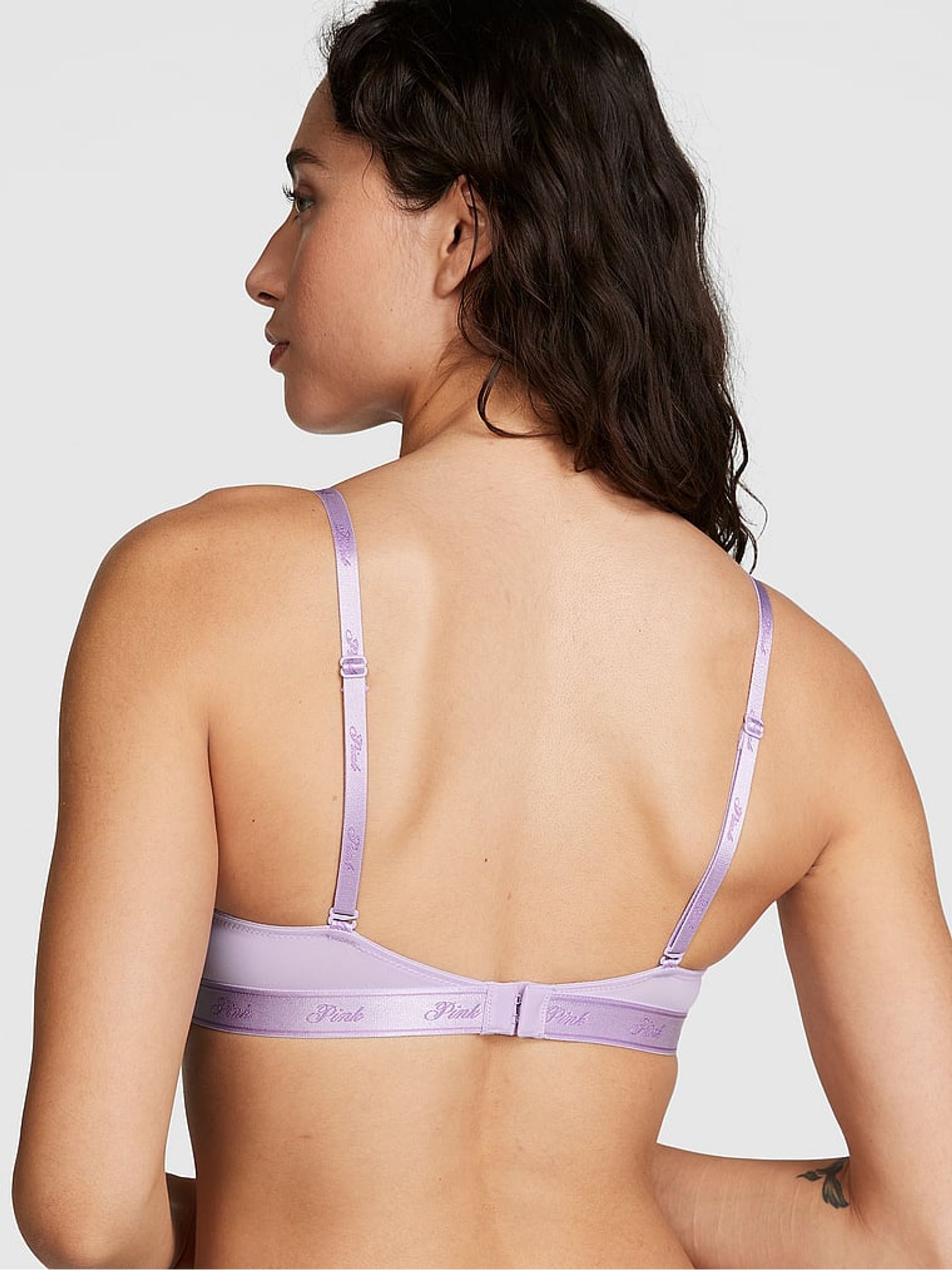 Purple Pastel Lilac Super Push Up Bra - Image 2 of 3