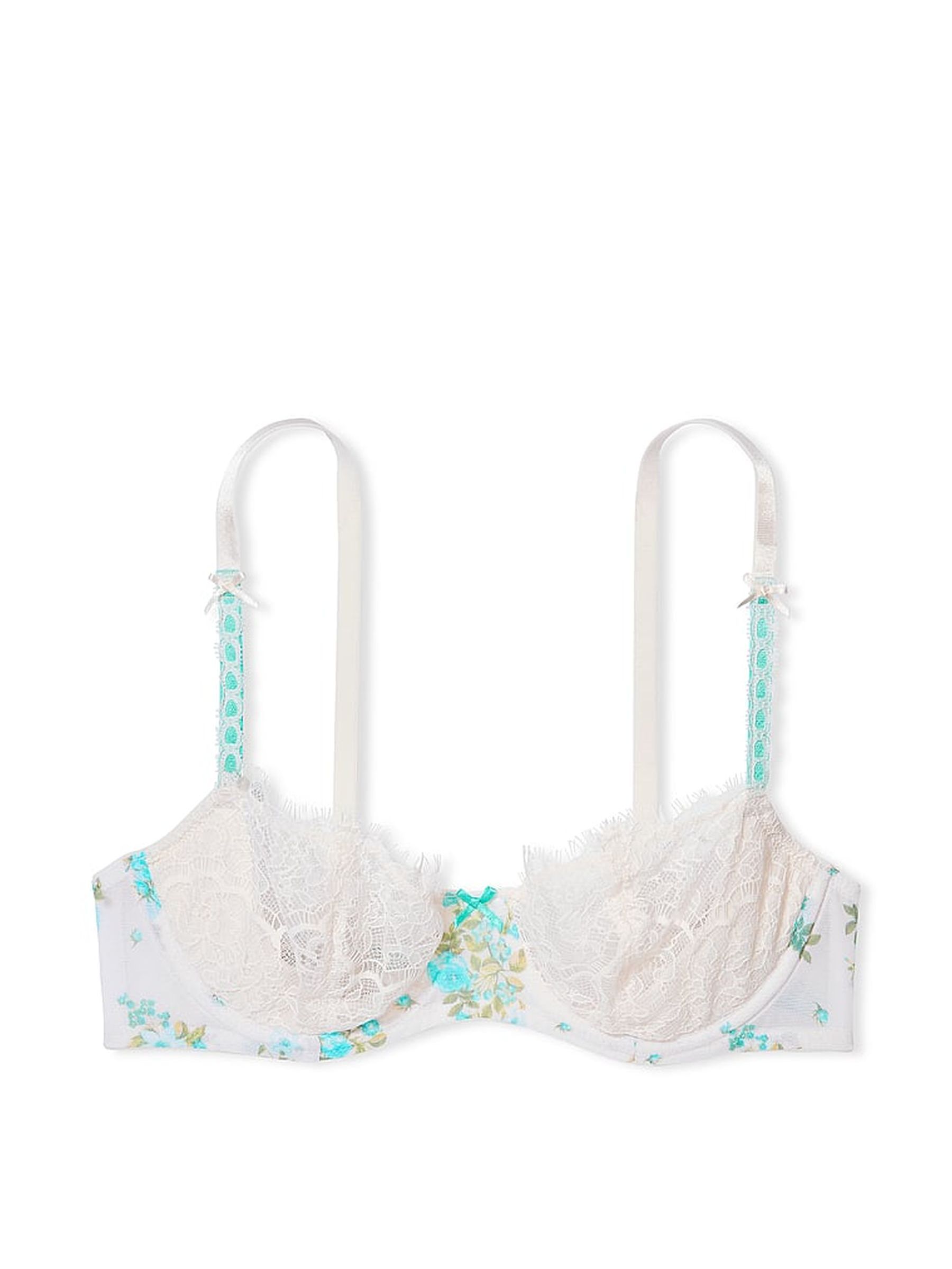 Lovers Bouquet White Bra - Image 1 of 3