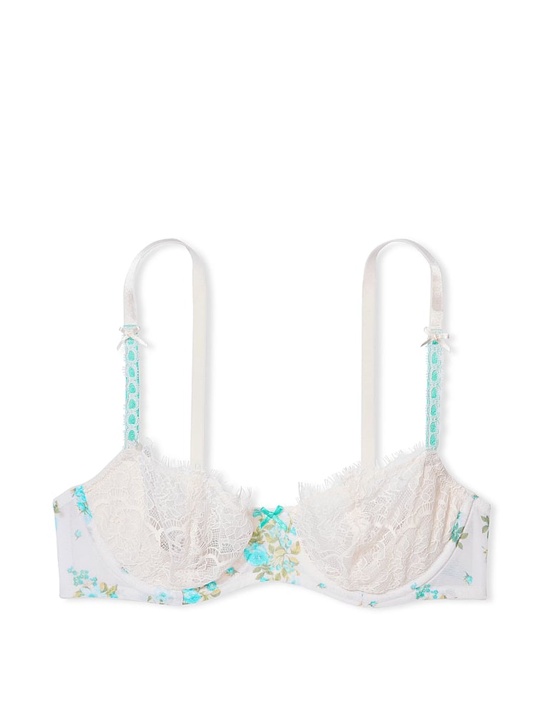 Lovers Bouquet White Bra - Image 3 of 3