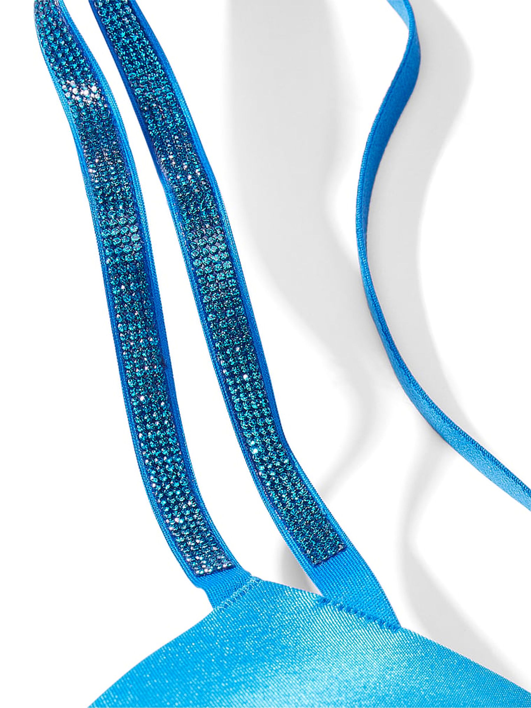 Shocking Blue Lace Add 2 Cups Push Up Double Shine Strap Add 2 Cups Push Up Bombshell Bra - Image 4 of 4