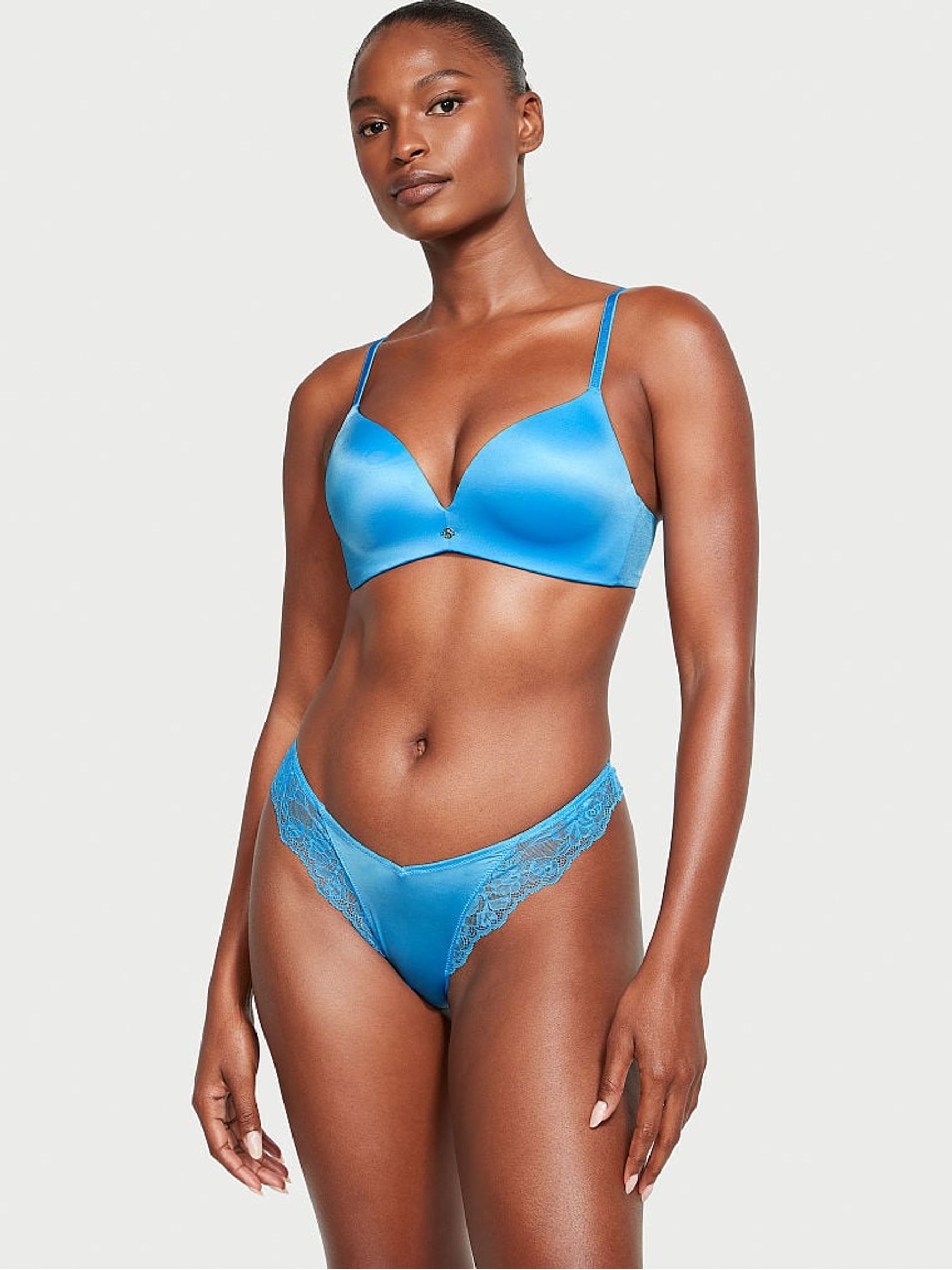 Capri Blue So Obsessed Non Wired Push Up Bra - Image 3 of 4