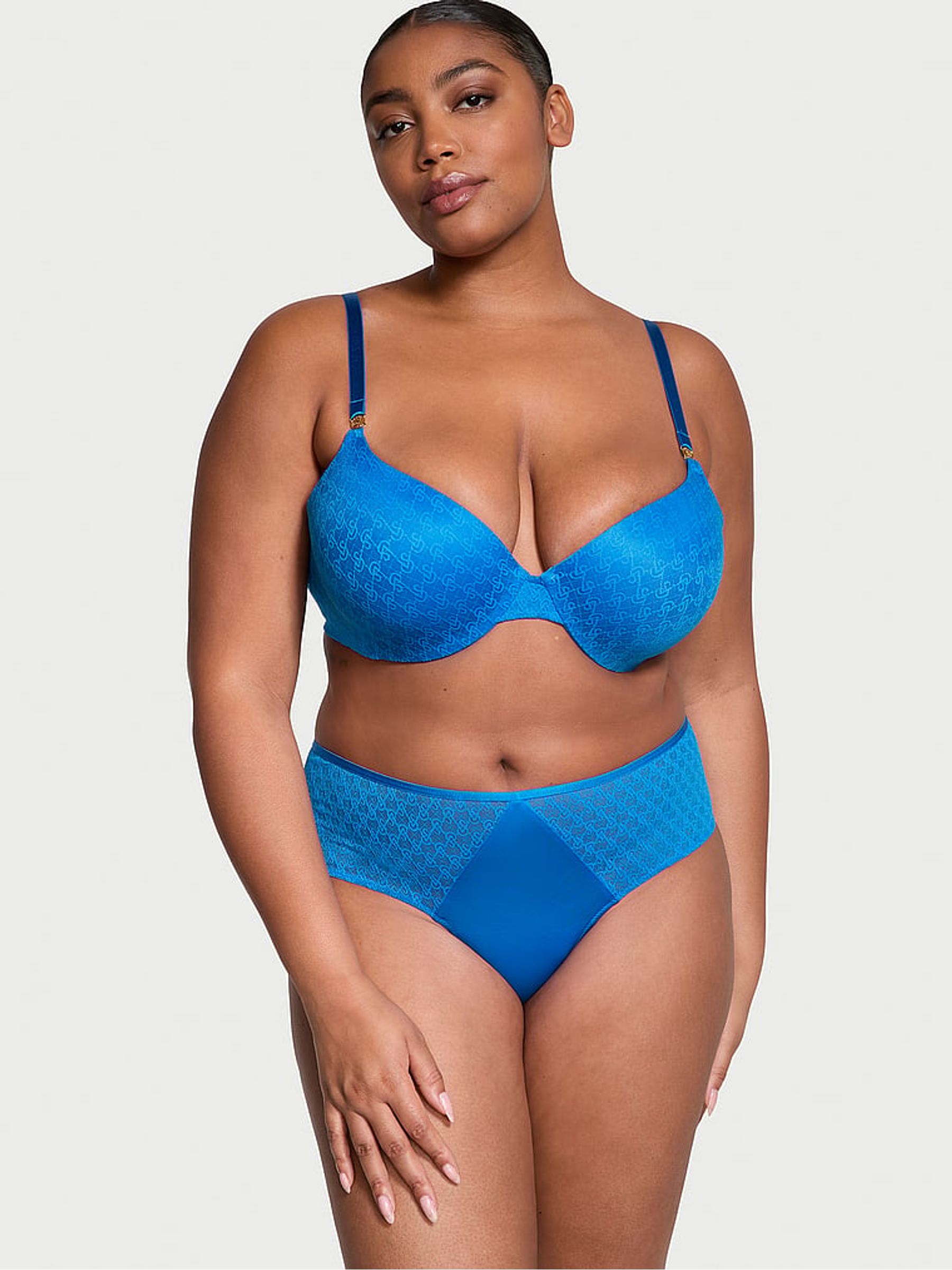 Shocking Blue Icon Push Up Demi Bra - Image 2 of 3