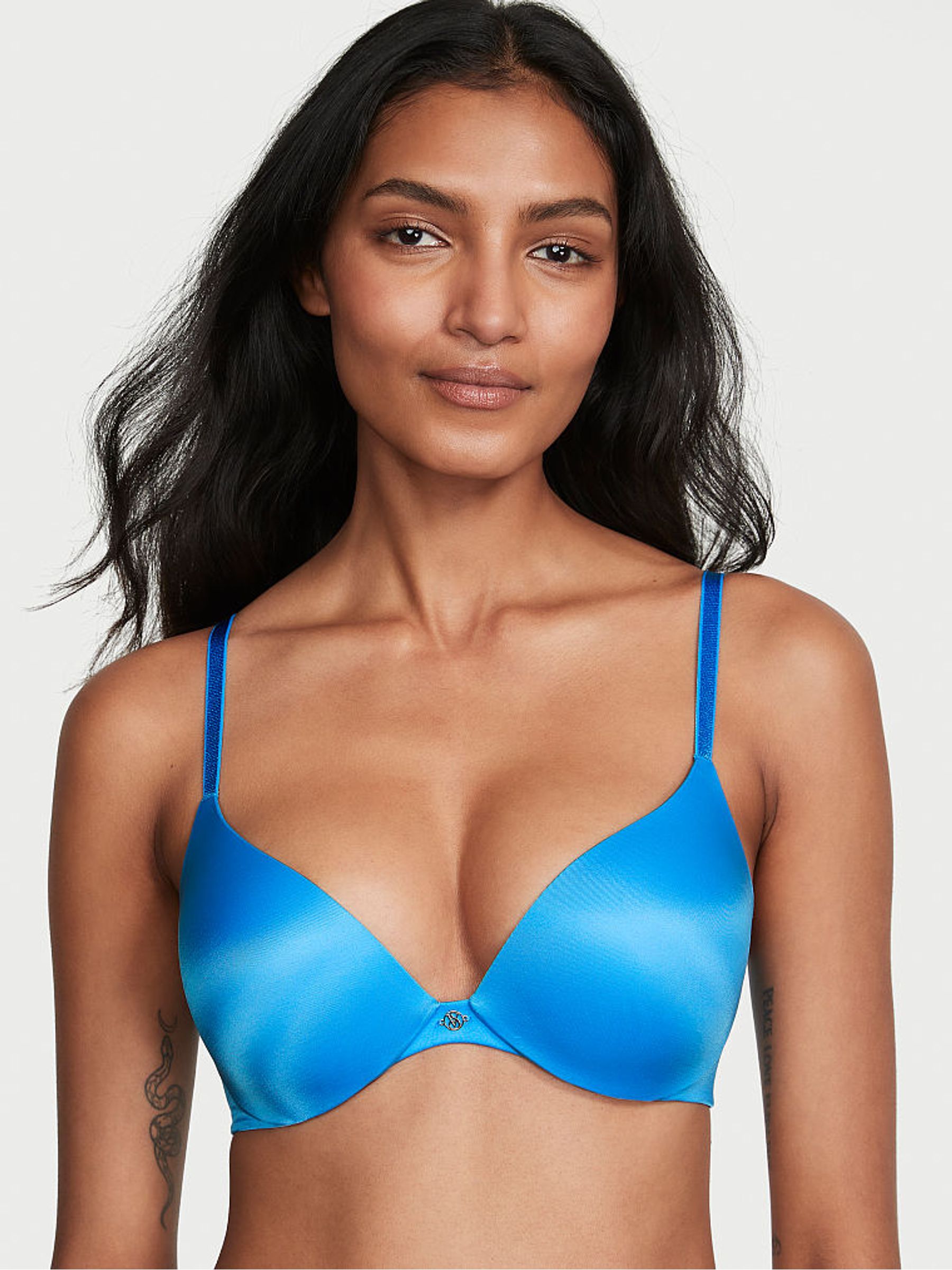 Capri Blue Push Up Bra - Image 1 of 4
