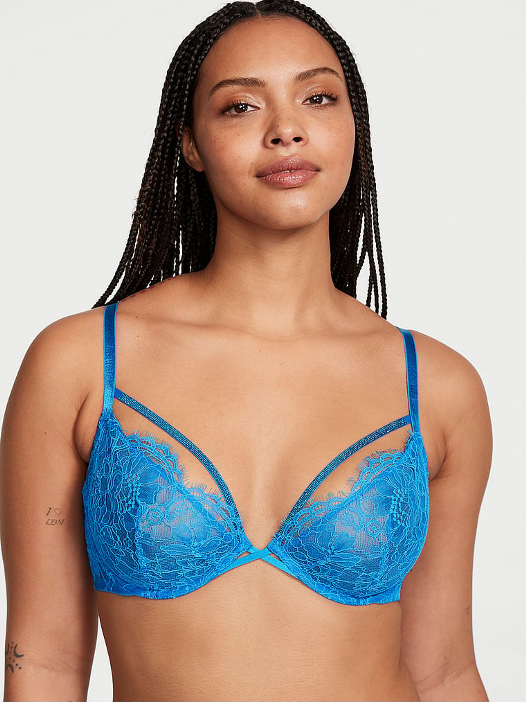 Shocking Blue Shine Lowcut Demi Bra - Image 1 of 4