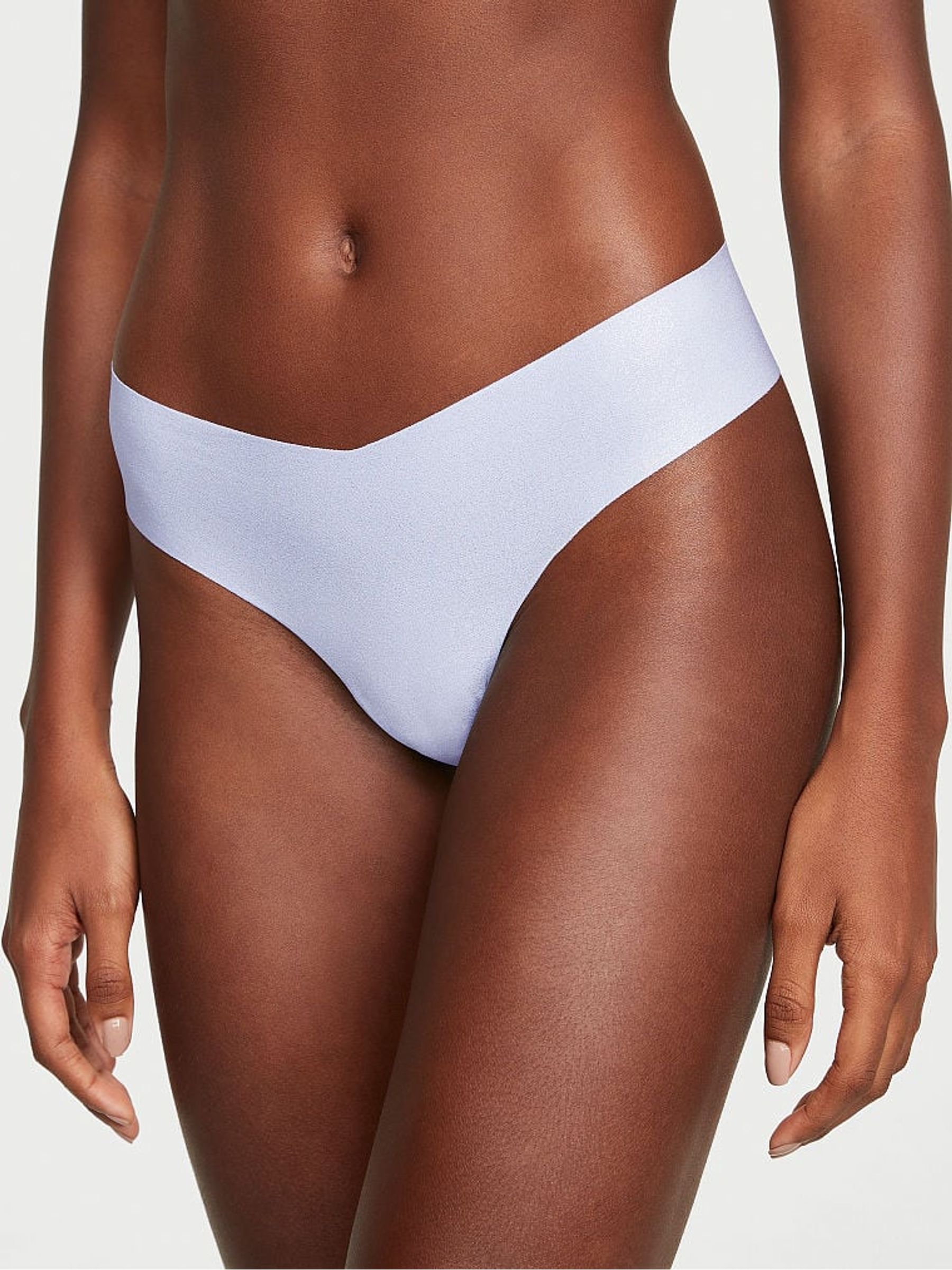 Blue Crescent Fog Foil Thong Knickers - Image 1 of 1