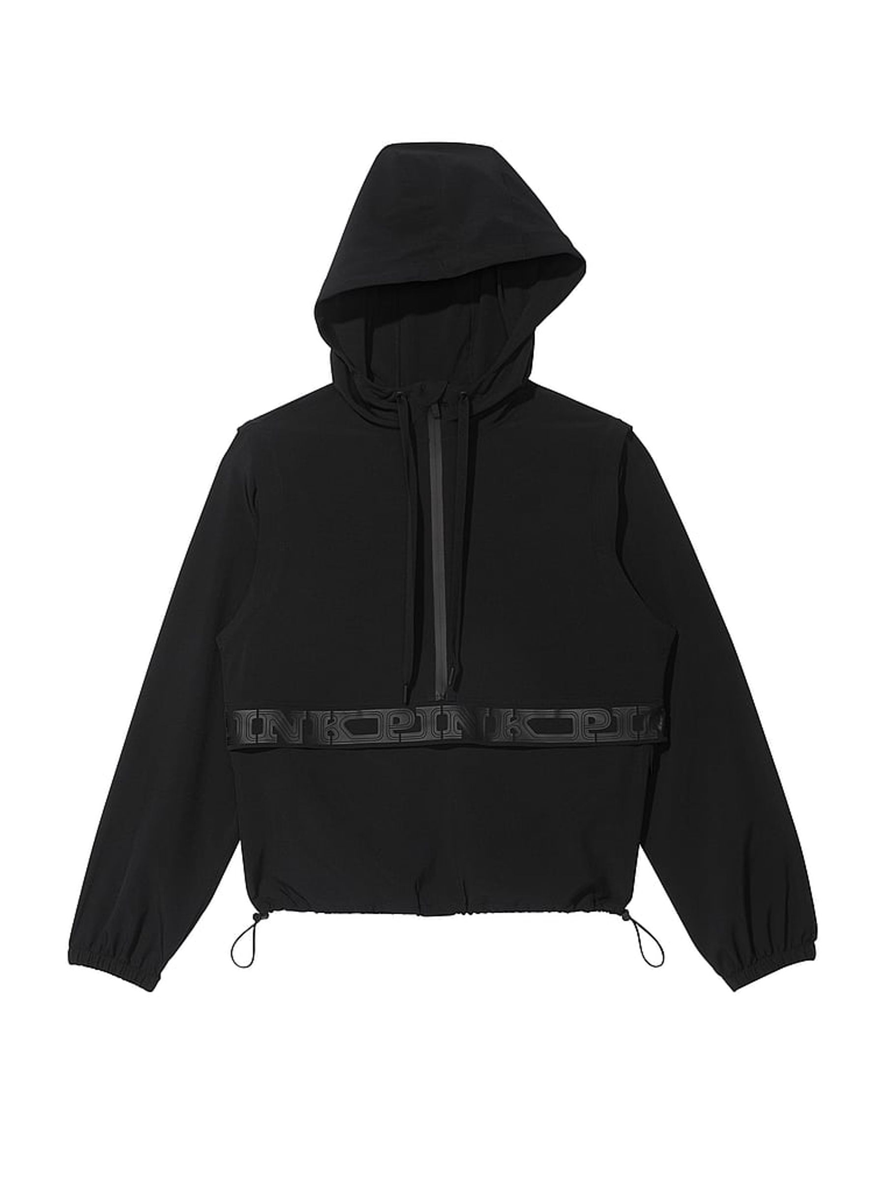 Pure Black Track Suit Half Zip Jacket - Image 4 of 4