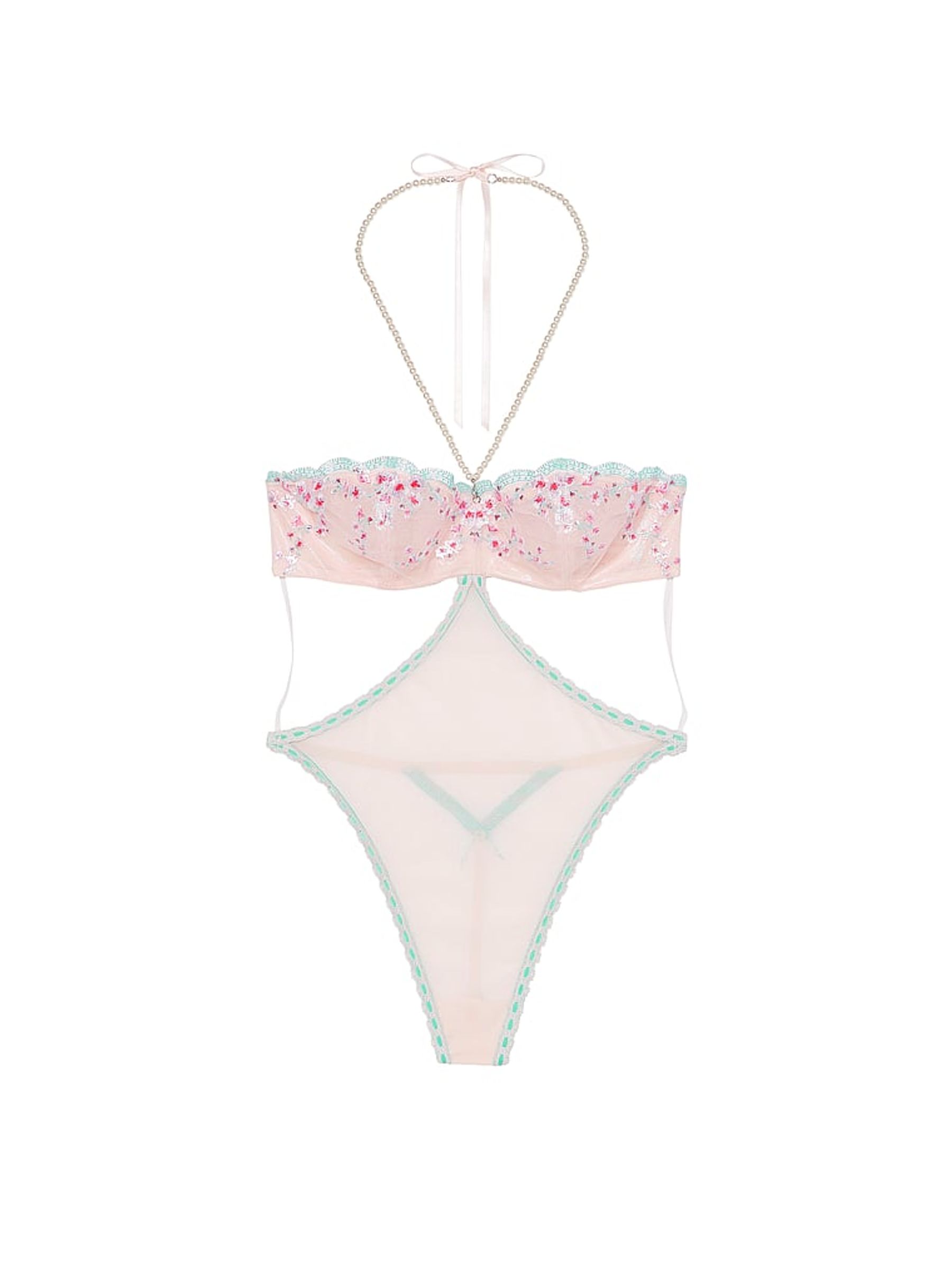 Ballet Pink Cherry Blossom Bodysuit | Victoria's Secret UK
