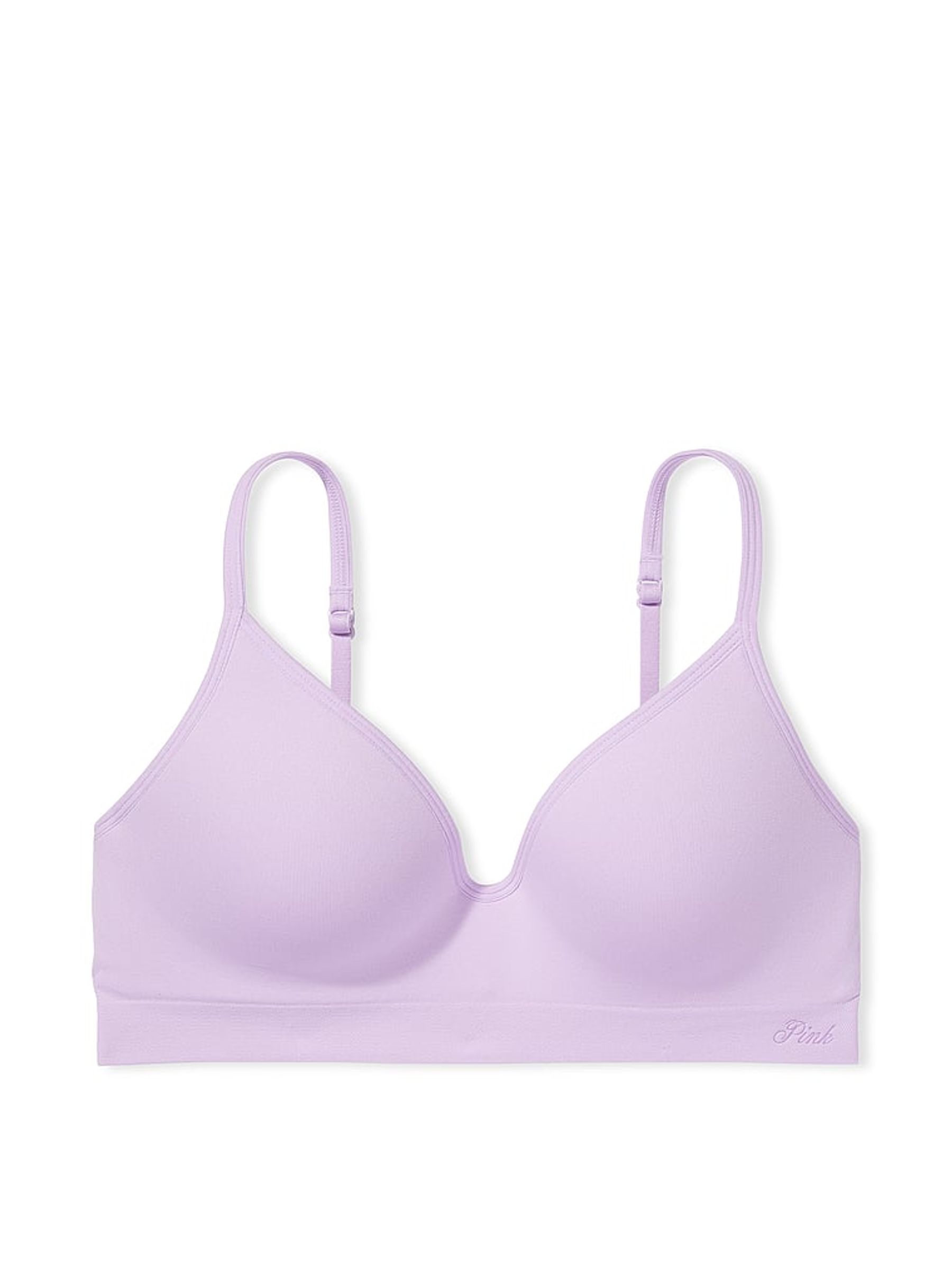Purple Pastel Lilac Seamless Bralette - Image 3 of 3