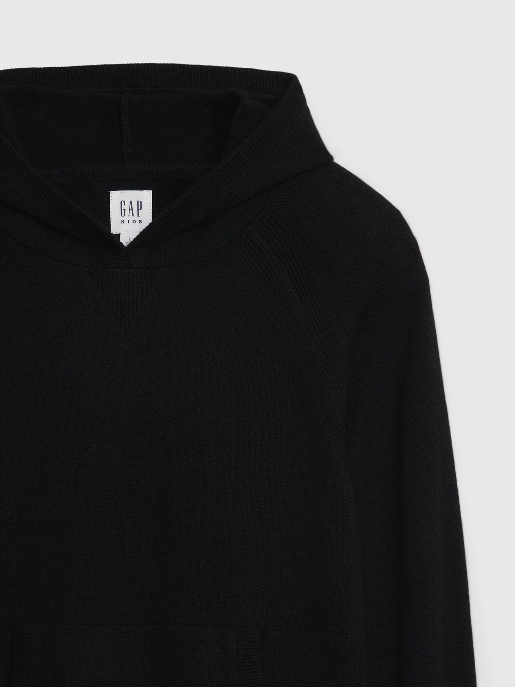Black CashSoft Pocket Pullover Hoodie - Image 3 of 3