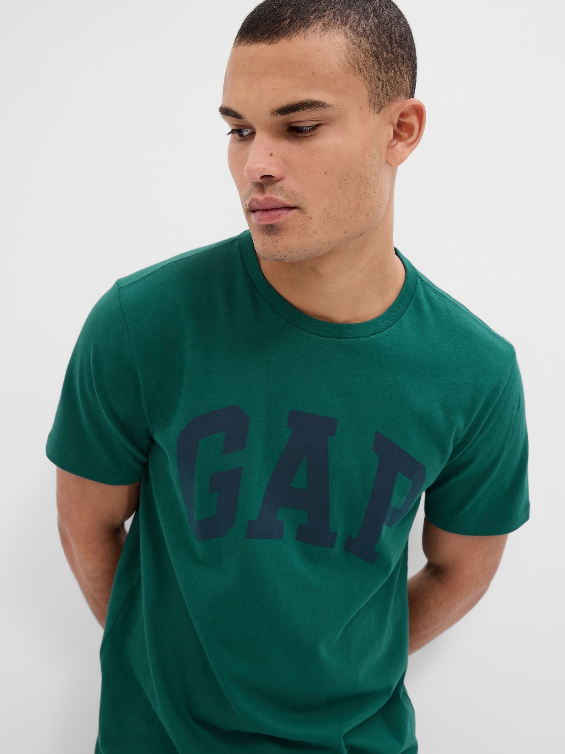 Green Logo Short Sleeve Crew Neck T-Shirt - Image 1 of 1