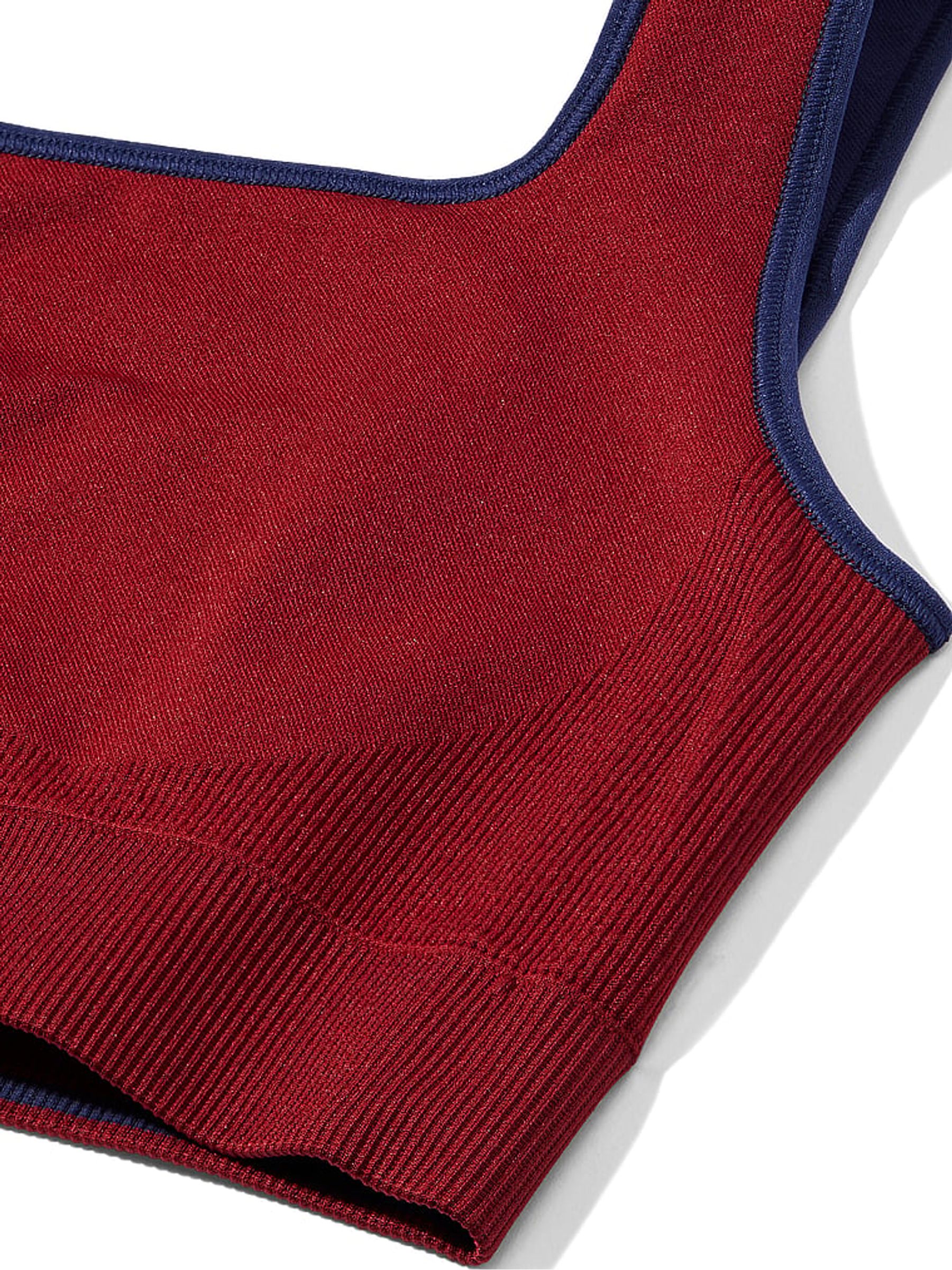 Midnight Navy Blue Seamless Sports Bra - Image 4 of 4