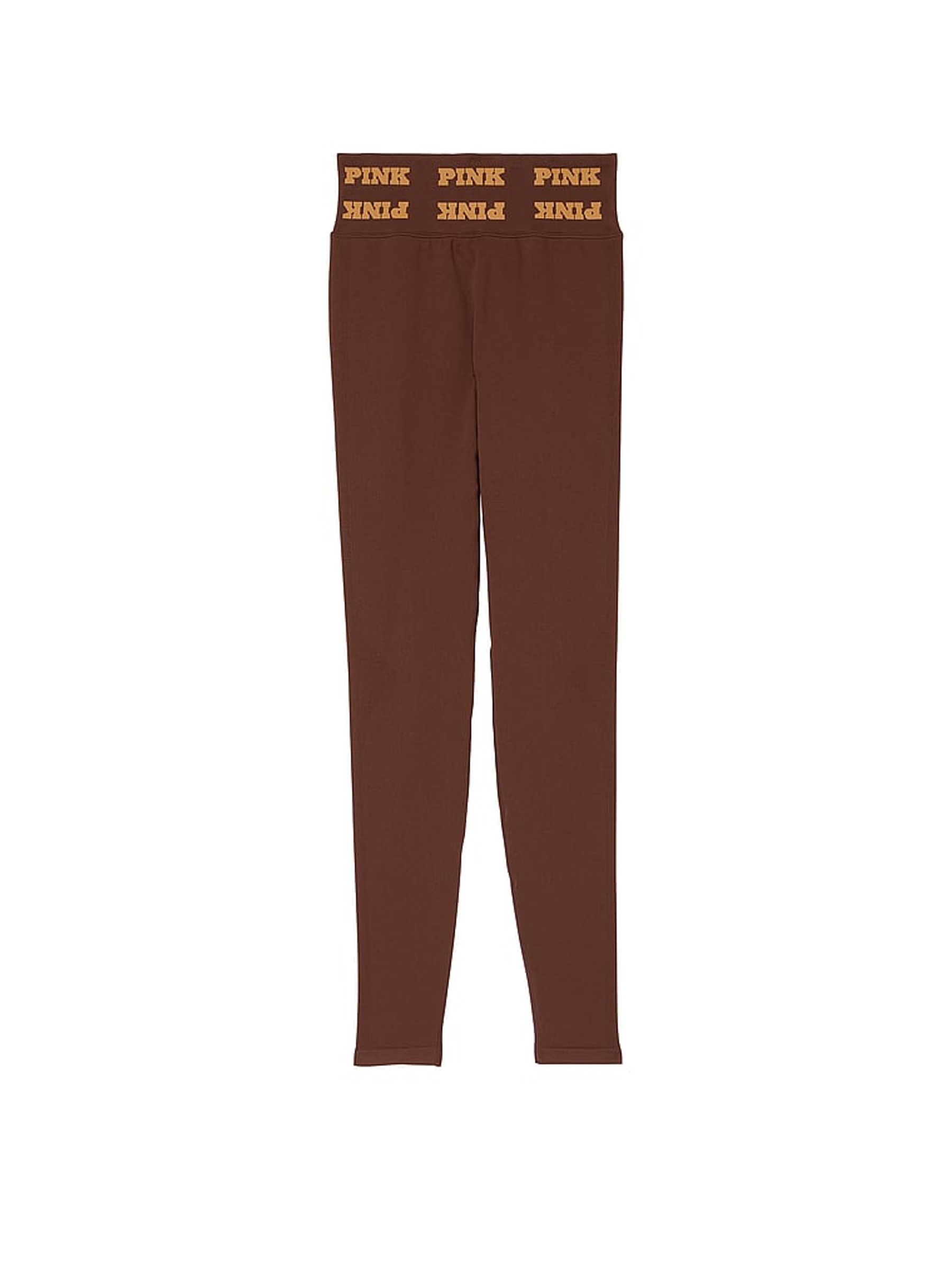 Ganache Brown Logo Seamless Legging - Image 3 of 3