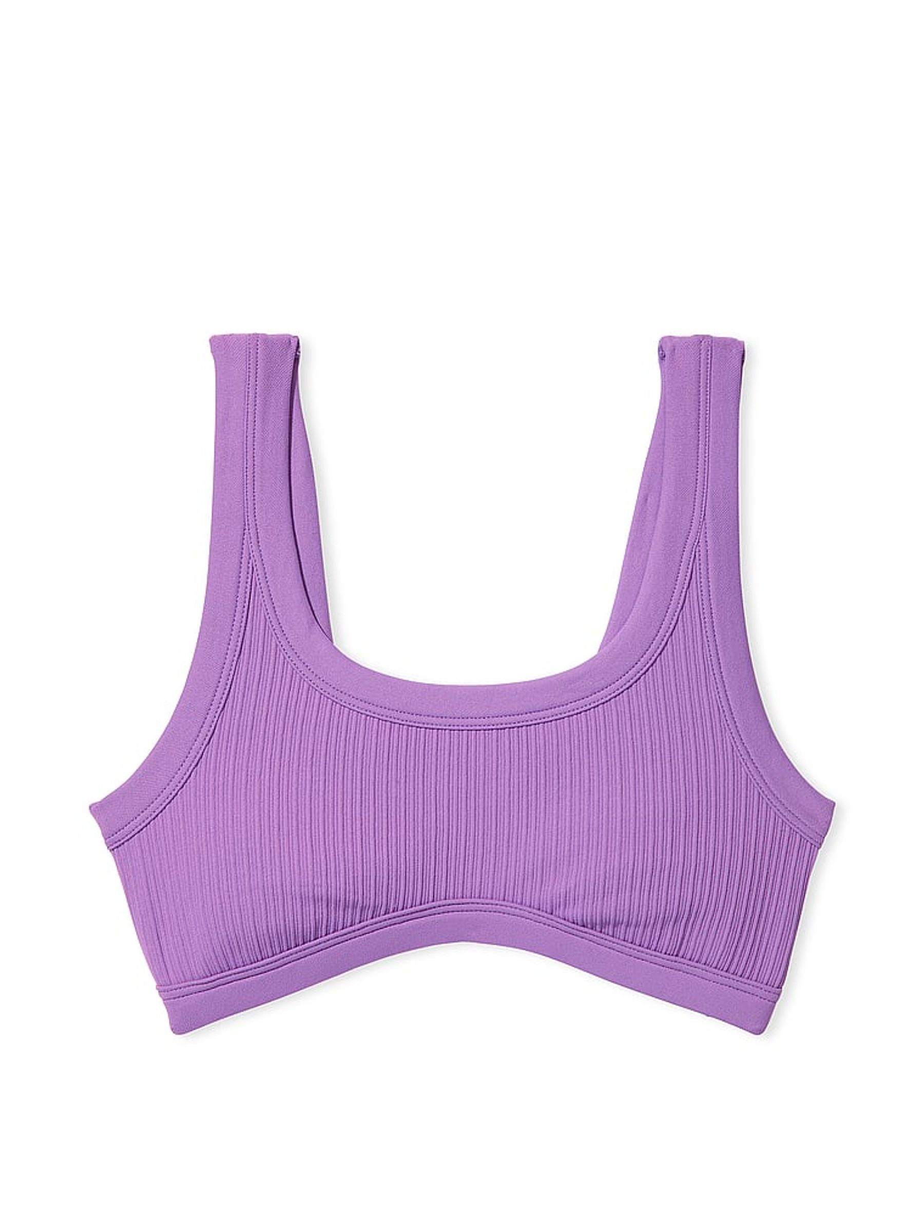 Glazed Violet Purple Seamless Low Impact Sports Bra - Image 3 of 3