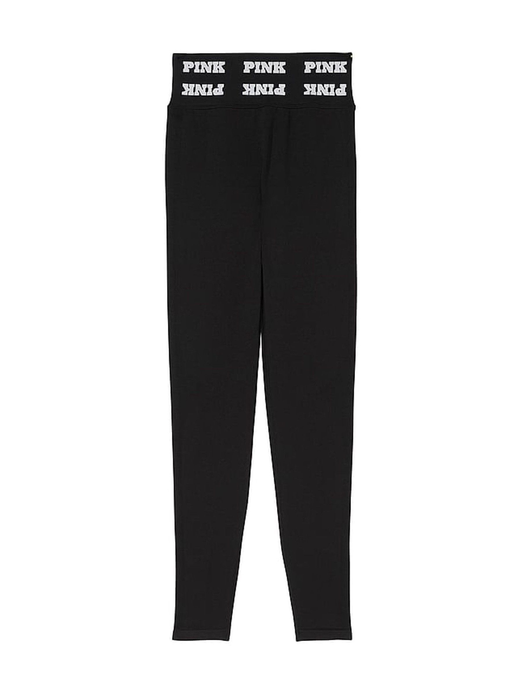 Pure Black Logo Seamless Leggings - Image 2 of 2