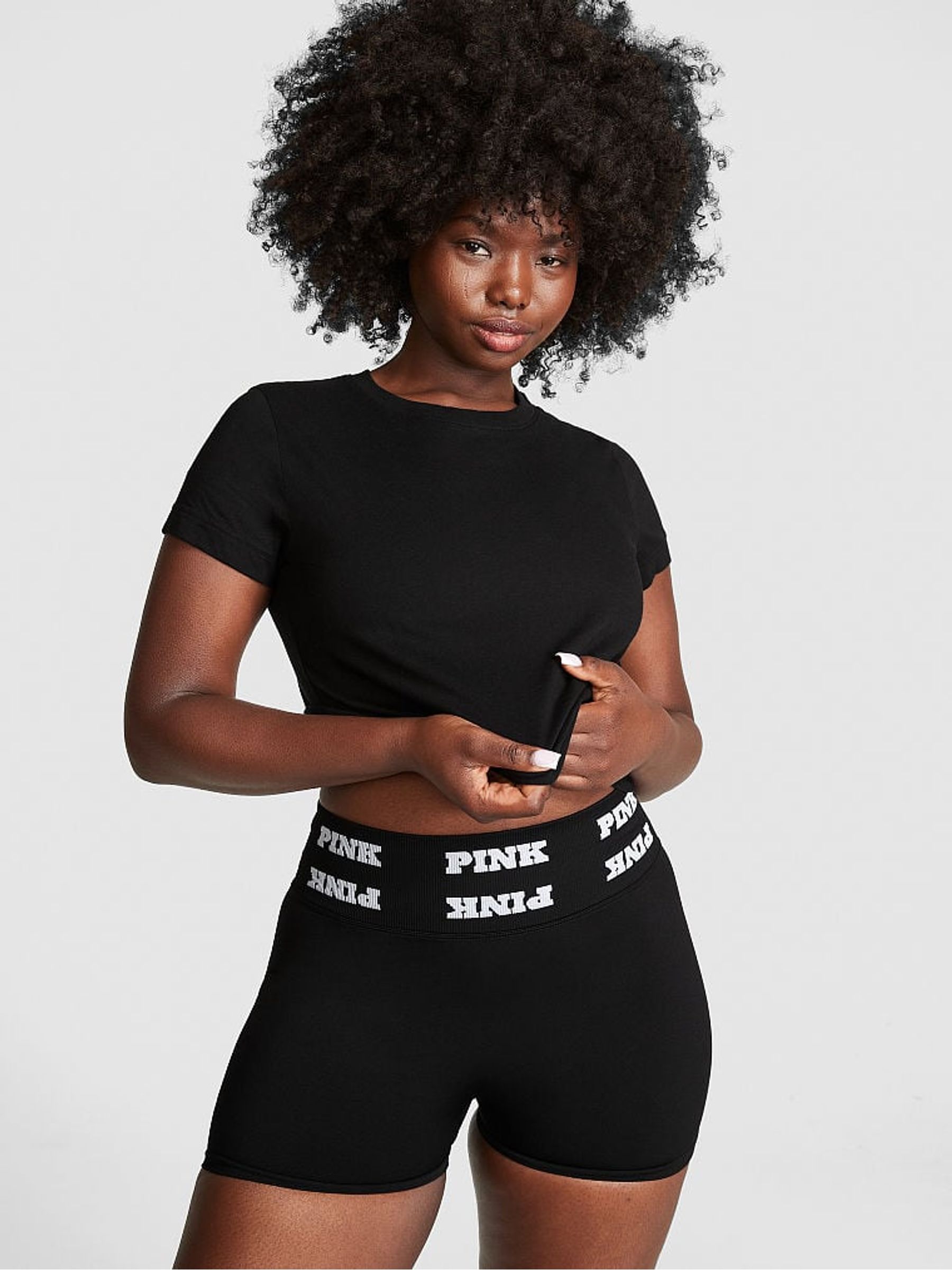 Pure Black Seamless Logo Short - Image 1 of 1