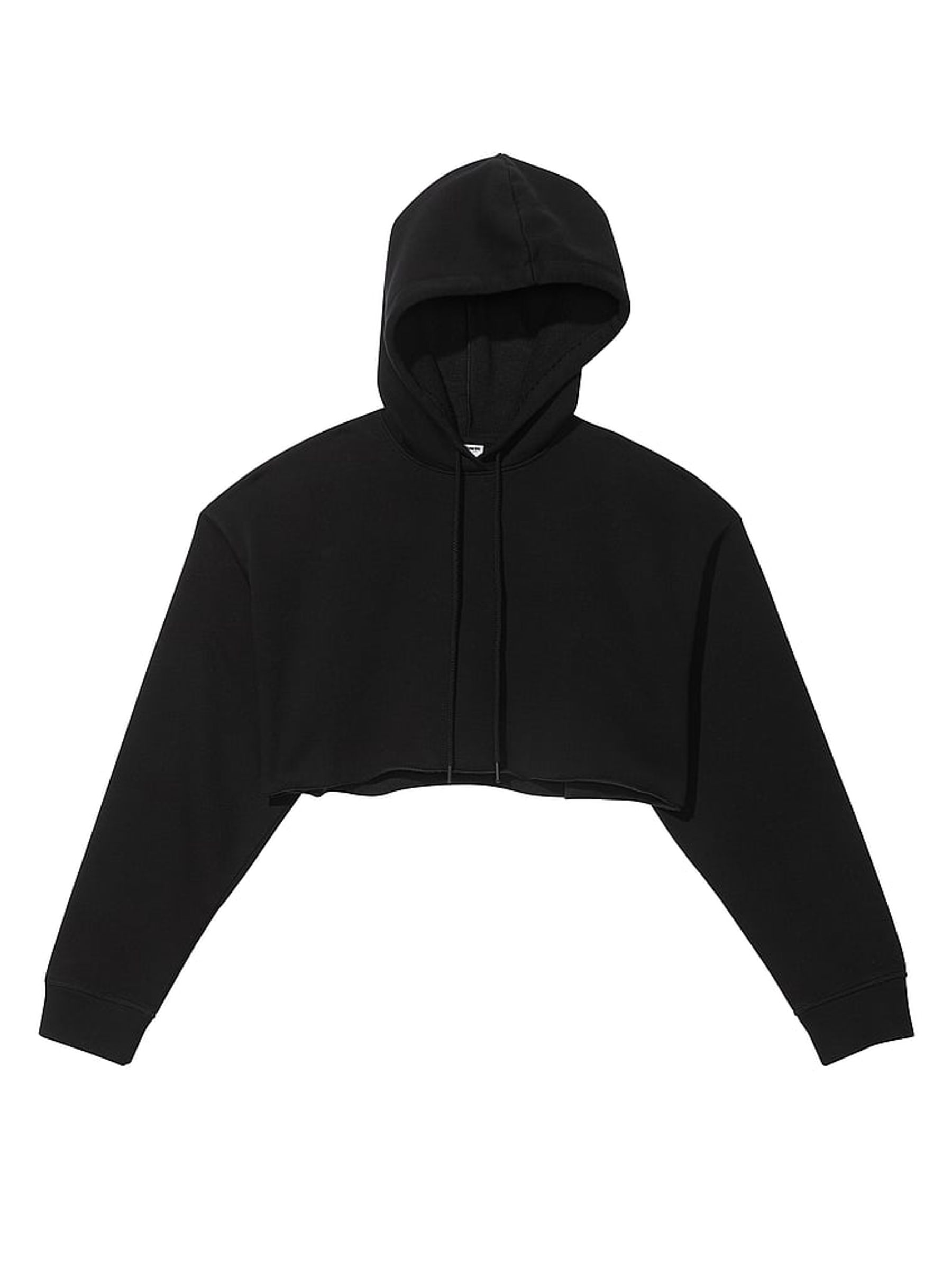 Pure Black Fleece Hoodie - Image 3 of 3