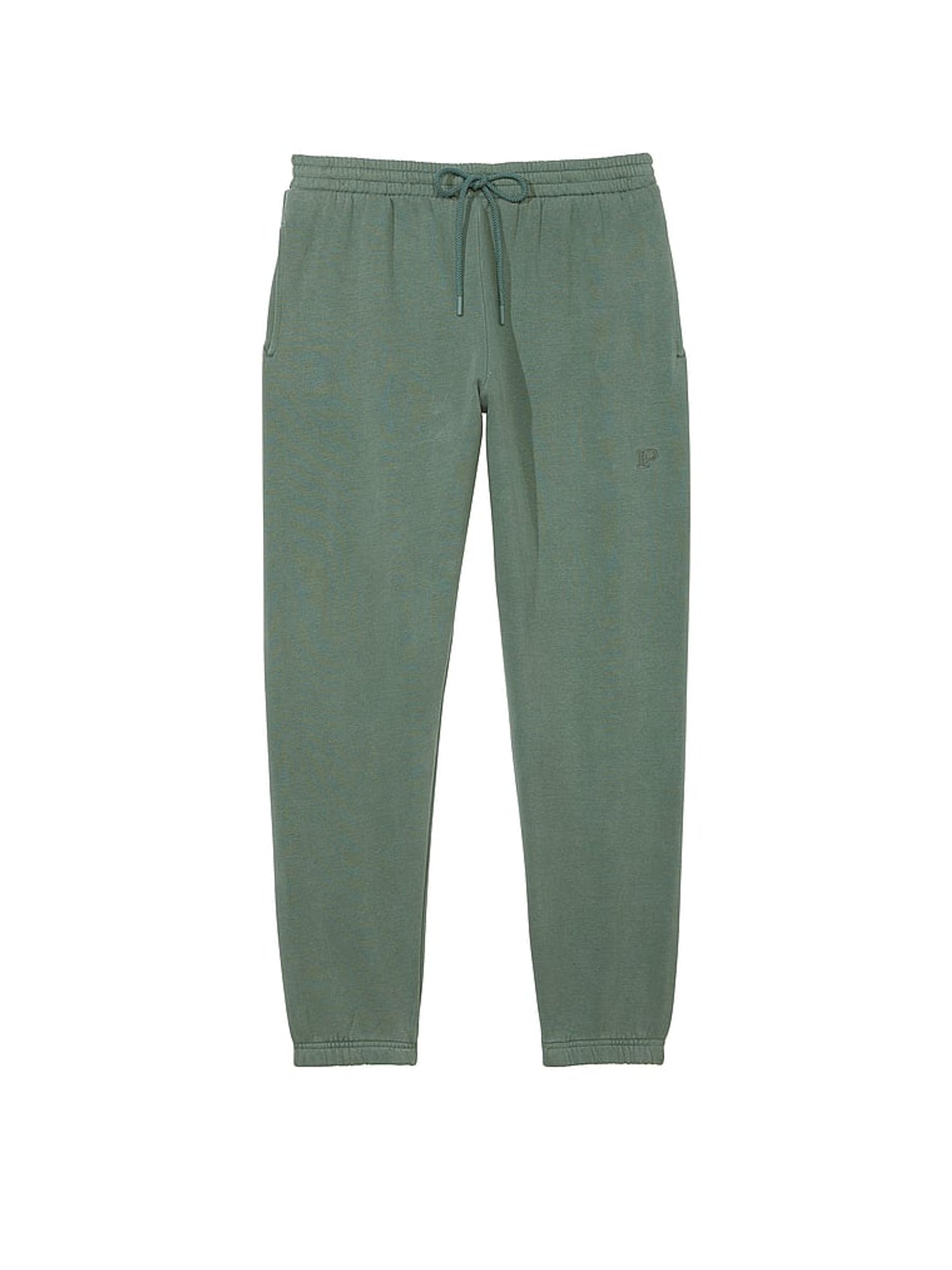 Fresh Forest Green Cuffed Fleece Jogger - Image 4 of 4