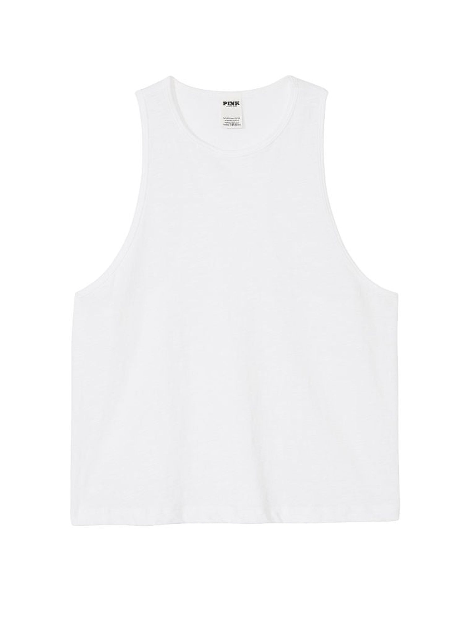 Optic White Slub Tank Top - Image 3 of 3