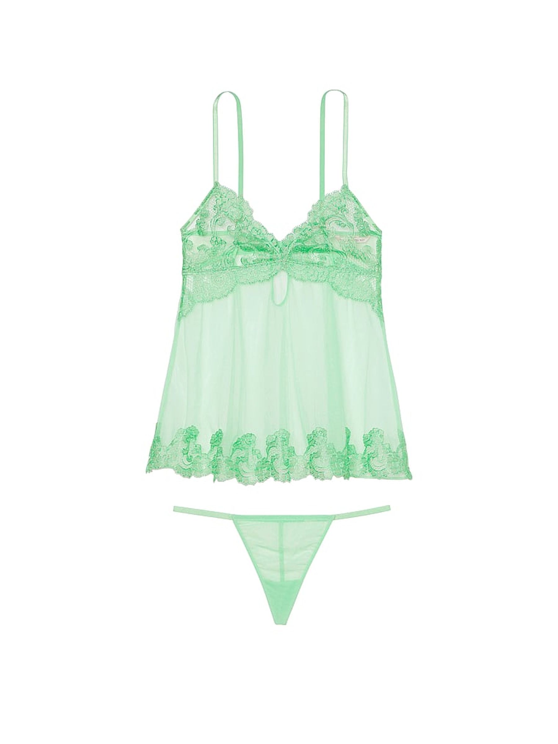 Clueless Green Boho Floral Babydoll - Image 3 of 3