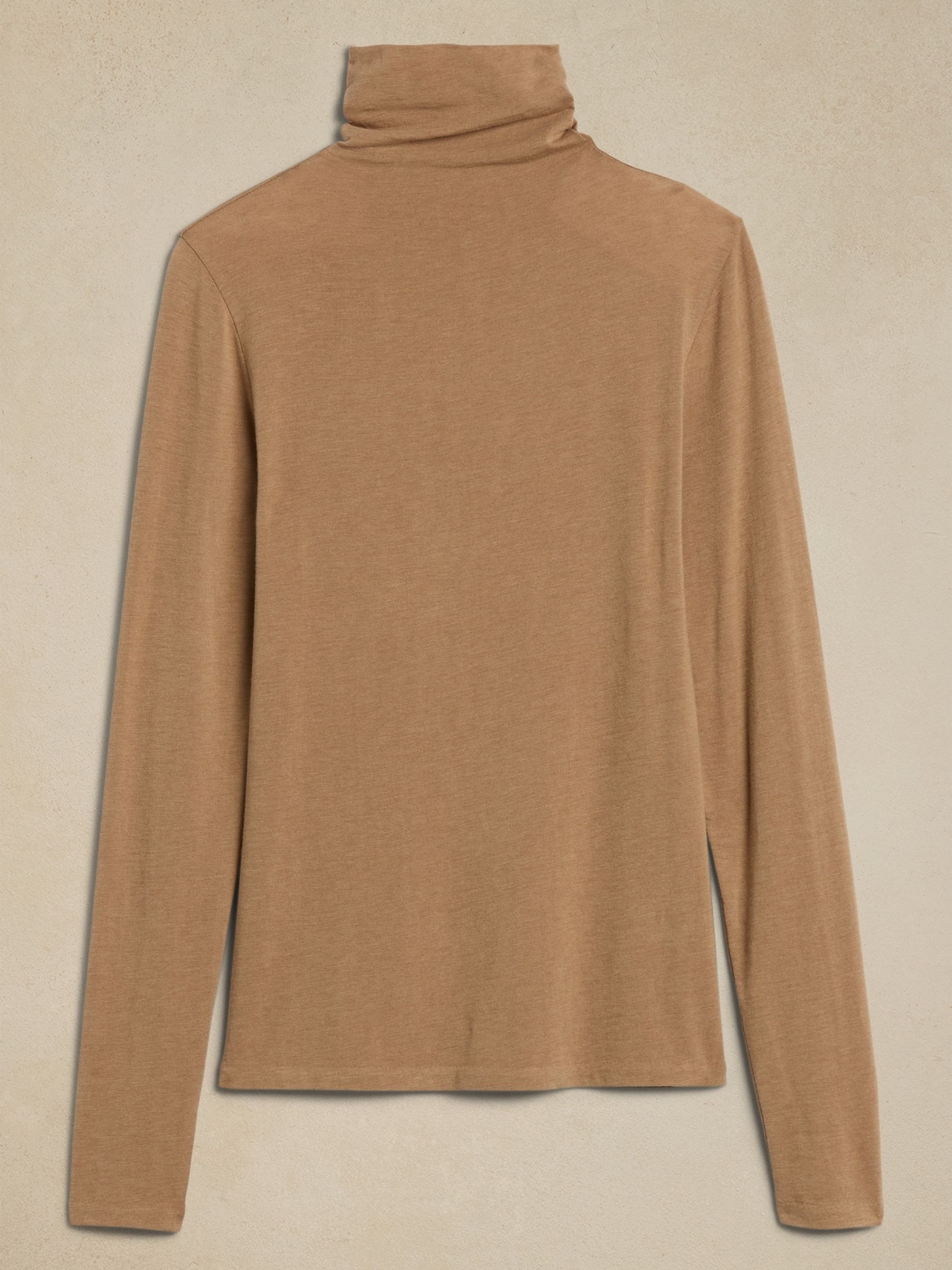 Banana Republic Brown Sabel Wool-Blend Turtleneck Jumper - Image 4 of 4