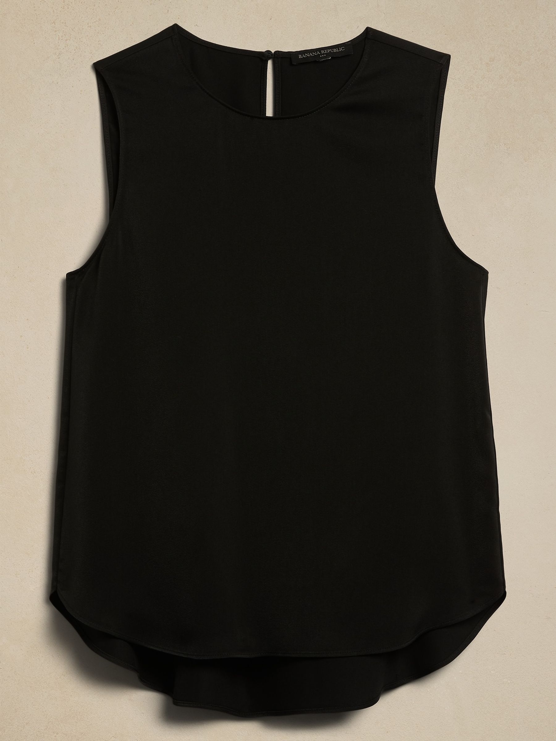 Banana Republic Black Shell Tank Sleeveless Vest - Image 4 of 5