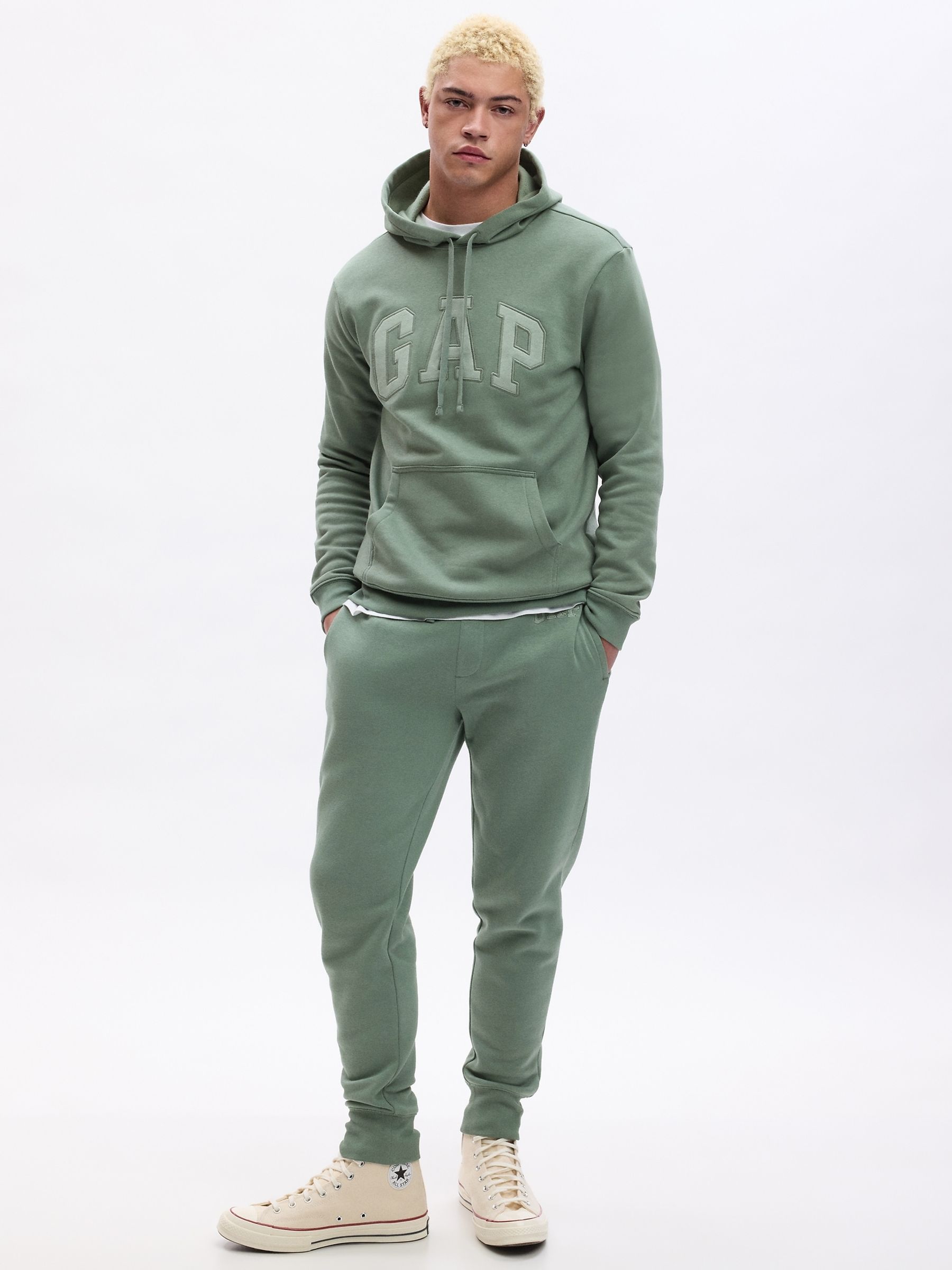 Green Logo Joggers - Image 1 of 1