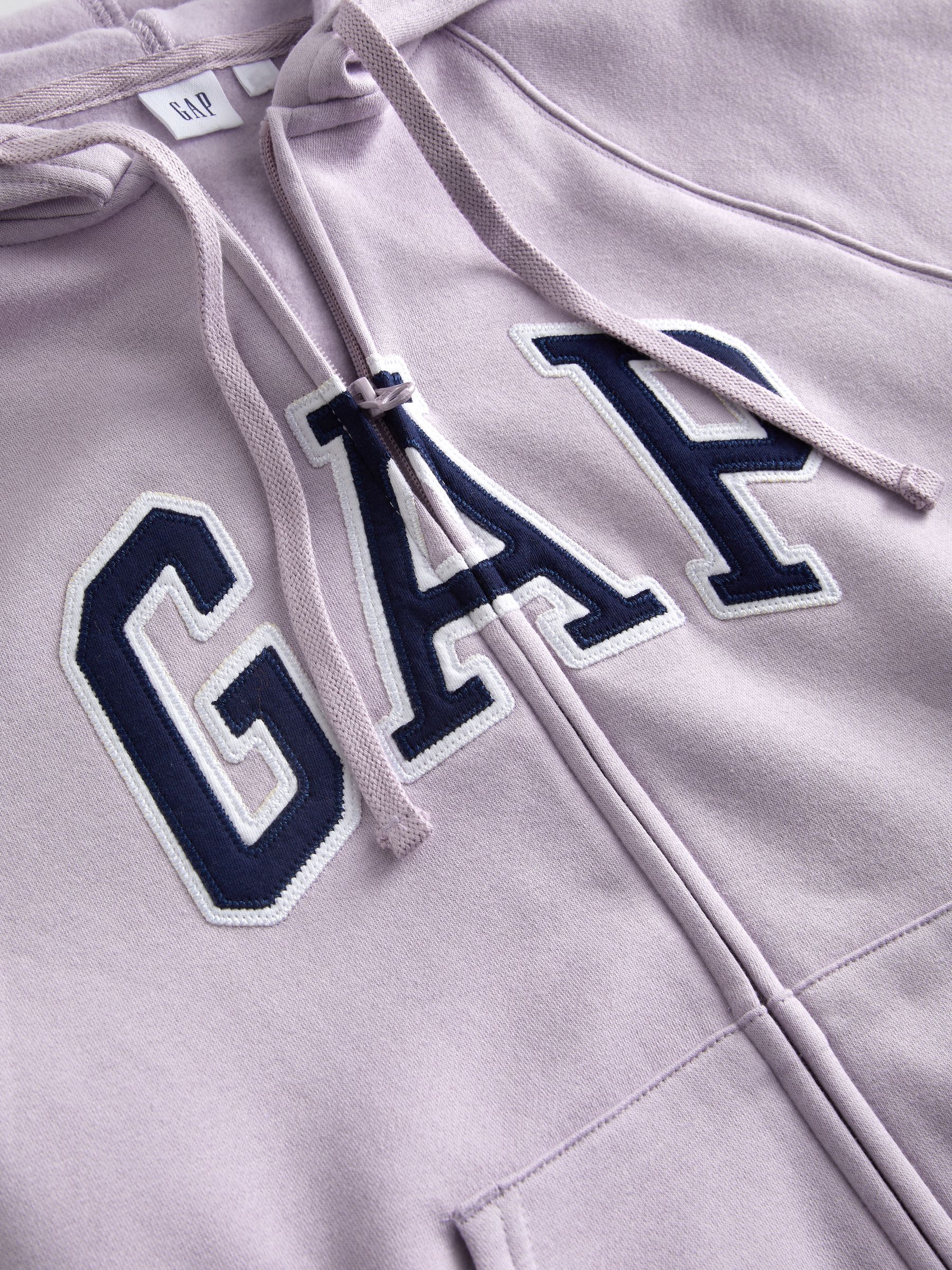 Purple Logo Zip Up Hoodie - Image 3 of 3