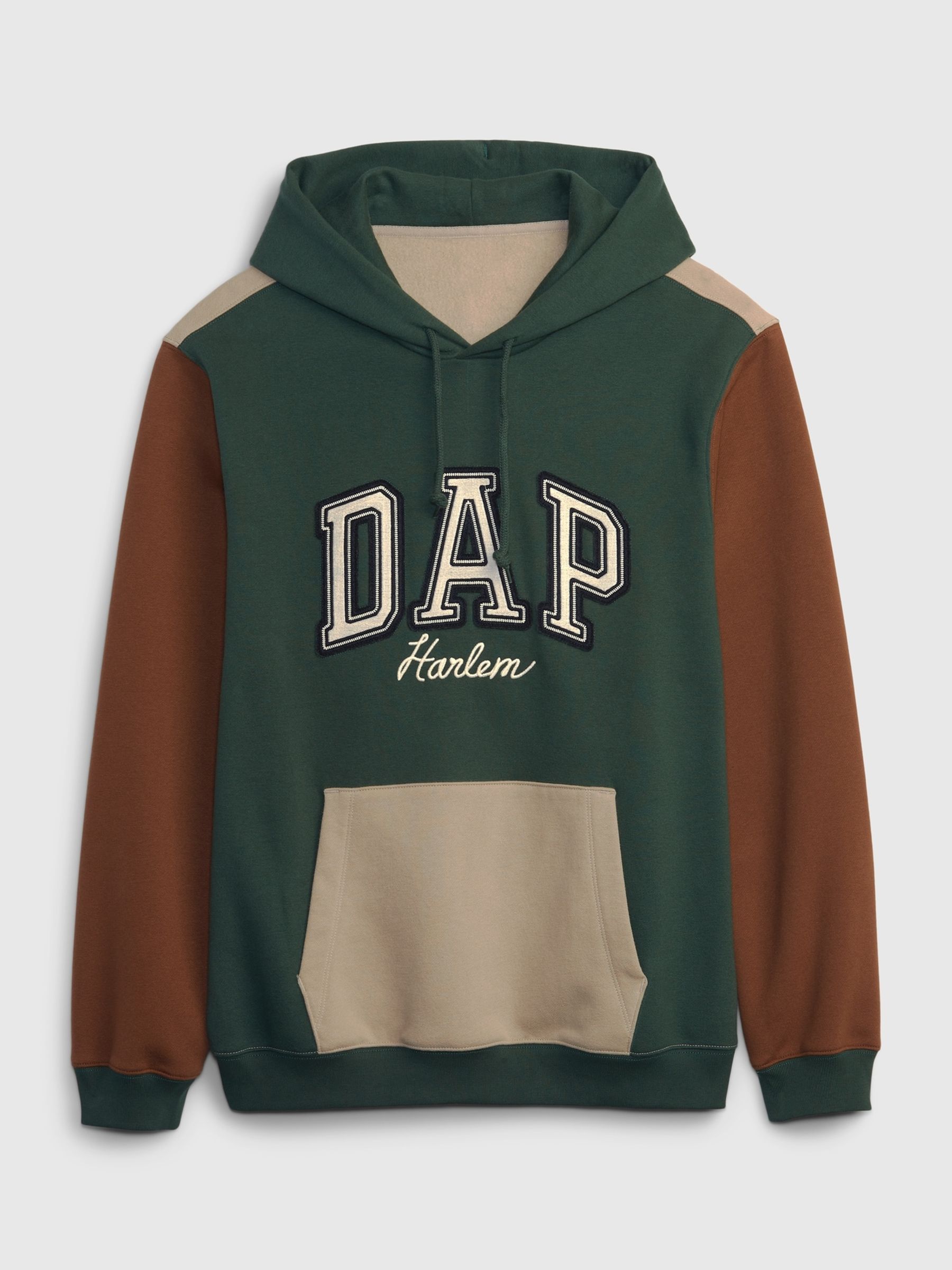 Green and Brown Dapper Dan Logo Hoodie - Image 4 of 4