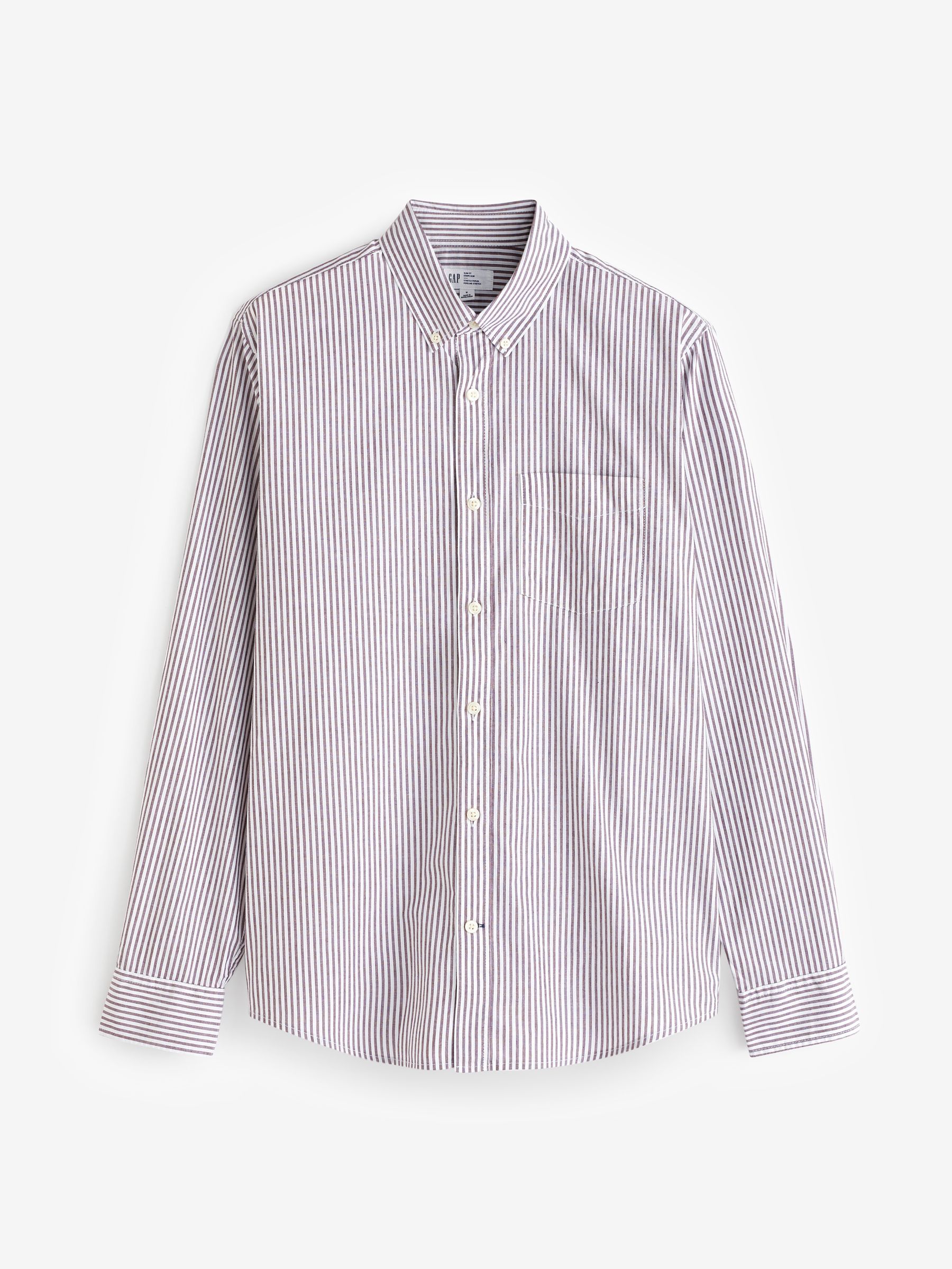 Purple Long Sleeve Pocket Button Up Shirt - Image 1 of 3