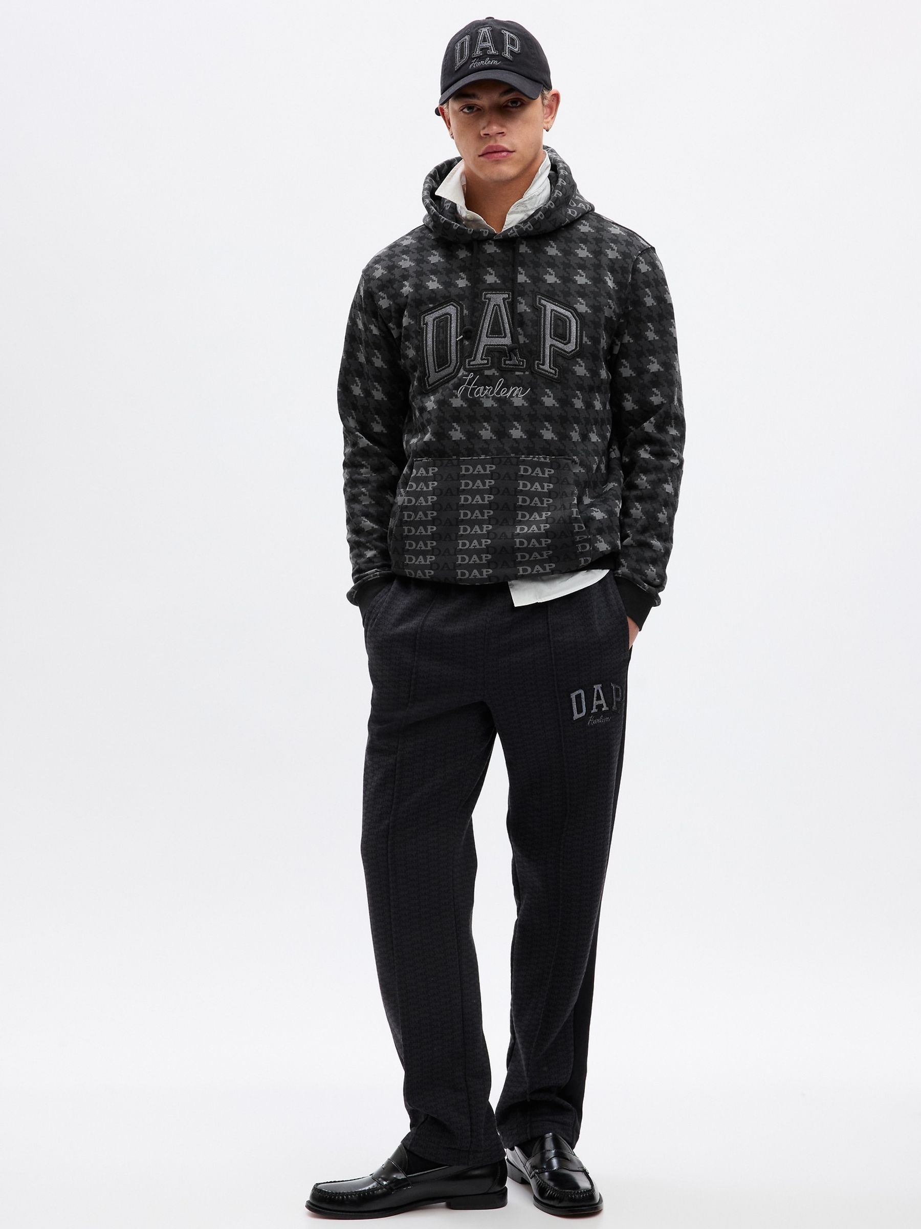 Grey Dapper Dan Logo Hoodie - Image 3 of 3