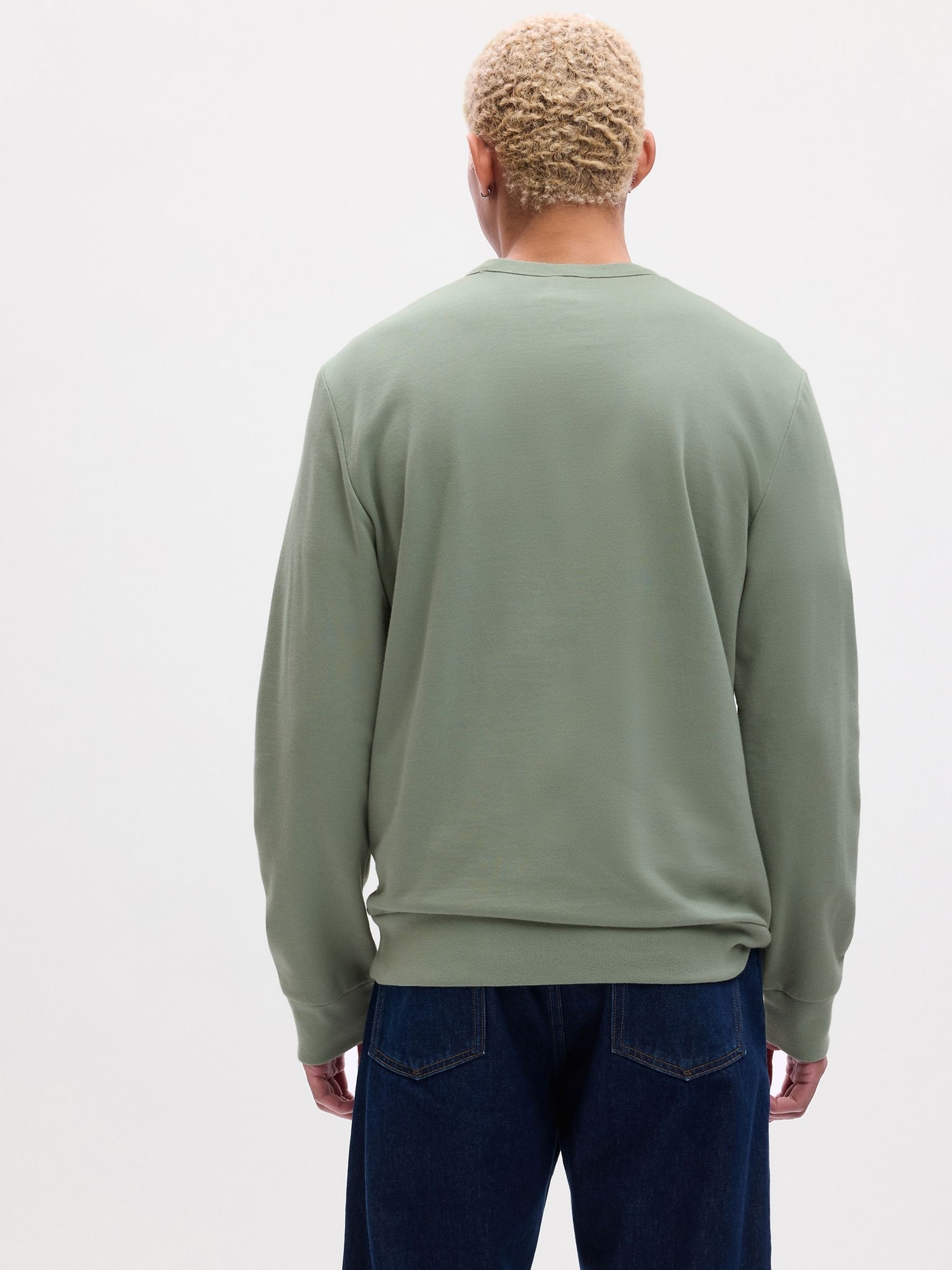 Green Logo Crew Neck Sweatshirt - Image 2 of 3