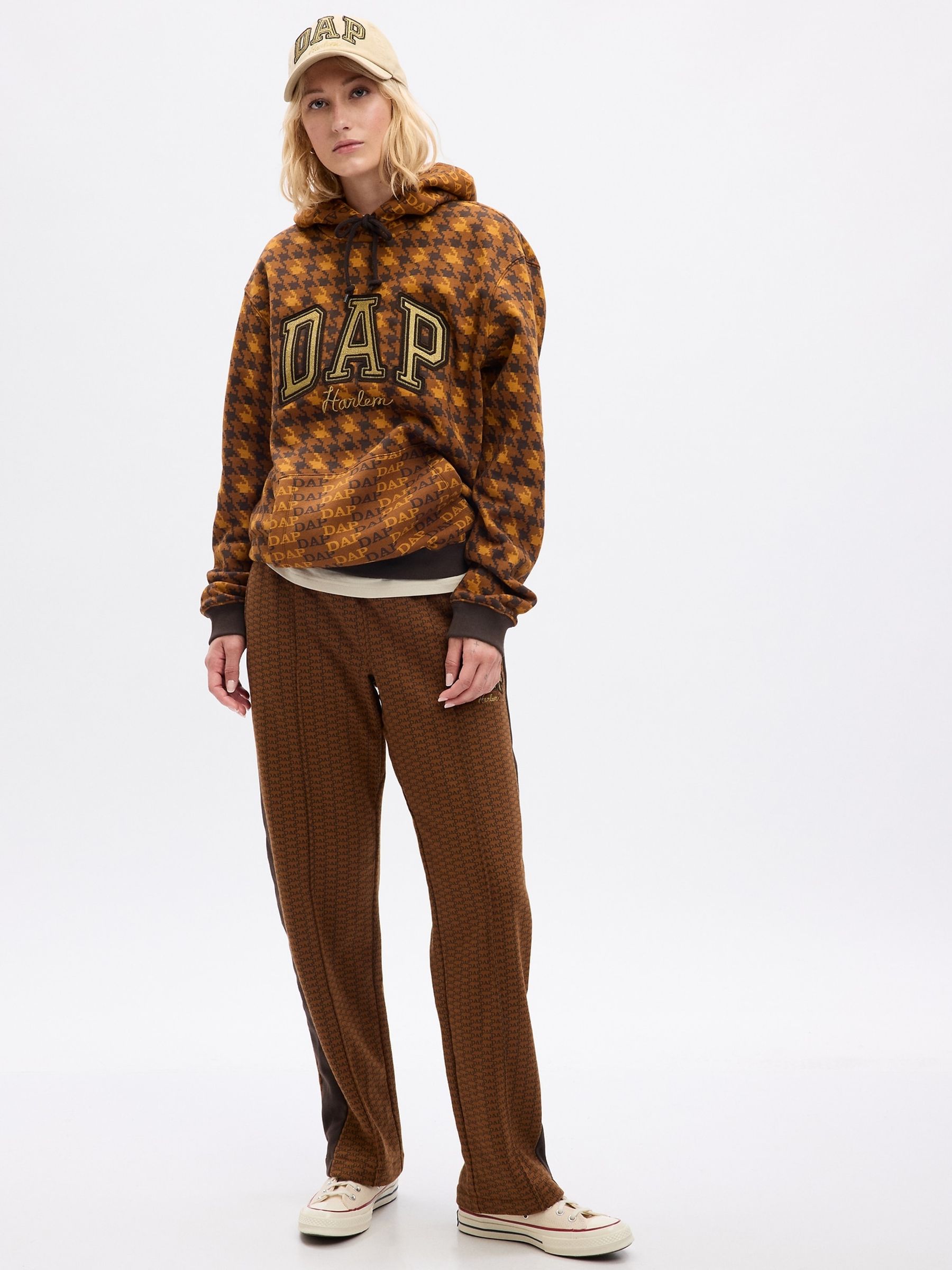 Brown Dapper Dan Logo Joggers - Image 3 of 4
