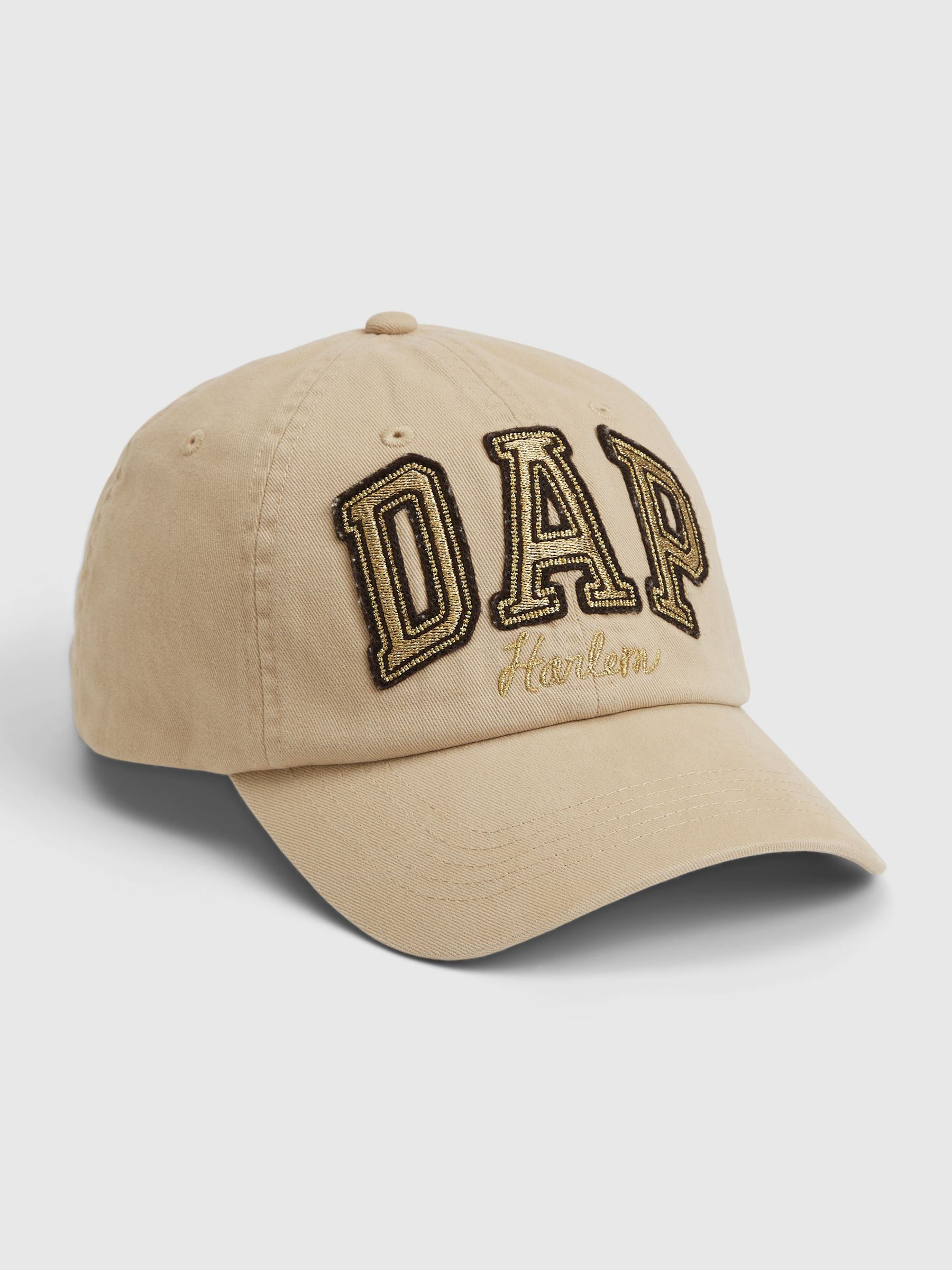 Cream Adult Dapper Dan Logo Baseball Cap - Image 1 of 1