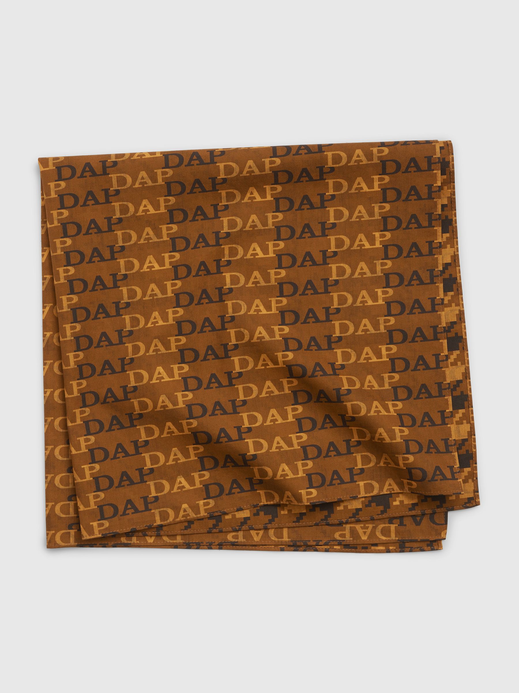 Brown Dapper Dan Logo Scarf - Image 1 of 2