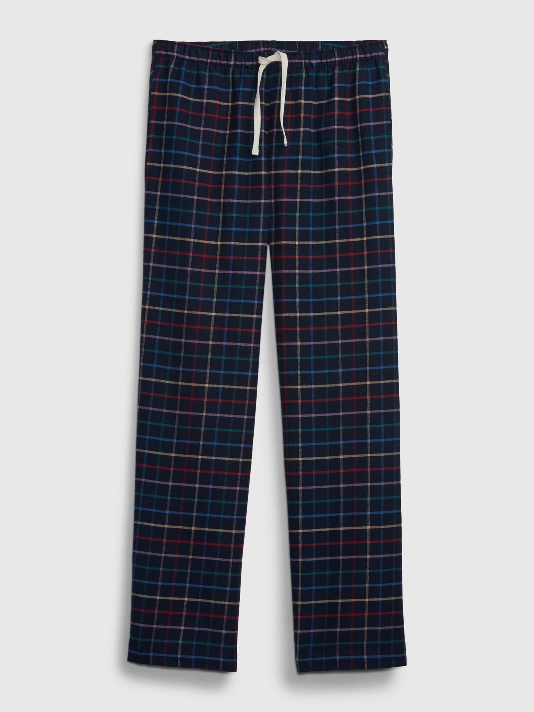 Navy Blue Flannel Check Pyjama Bottoms - Image 1 of 1