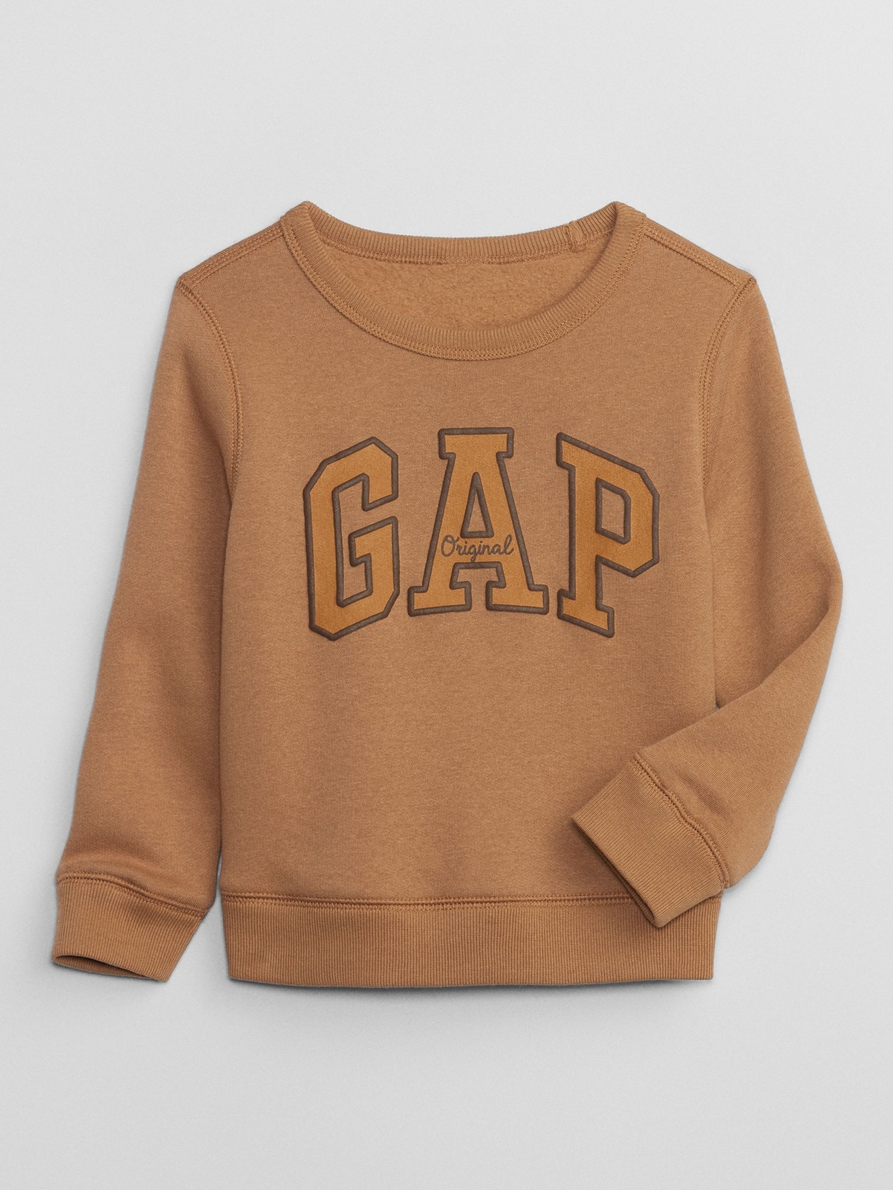 Brown Crew Neck Logo Sweatshirt (12mths-5yrs) - Image 1 of 2