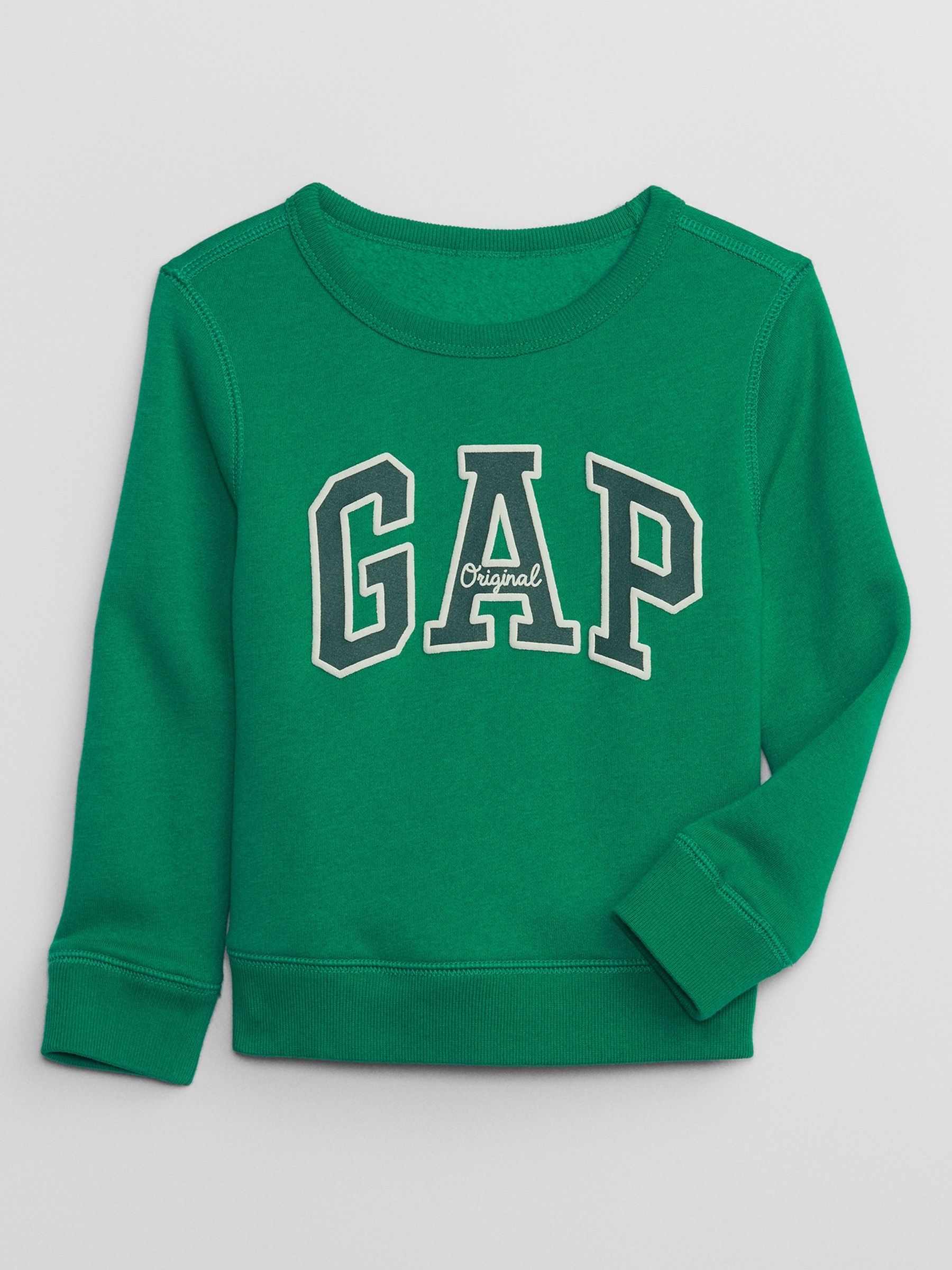 Green Crew Neck Logo Sweatshirt (12mths-5yrs) - Image 1 of 2