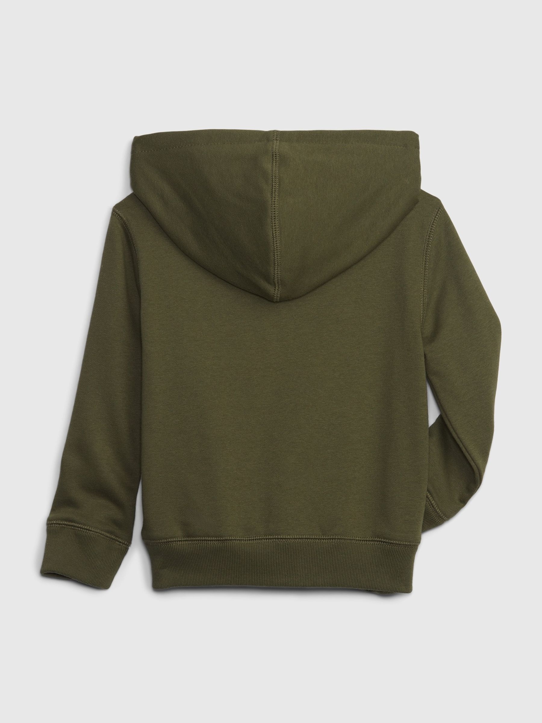 Green Camo Logo Zip Up Hoodie (12mths-5yrs) - Image 2 of 3