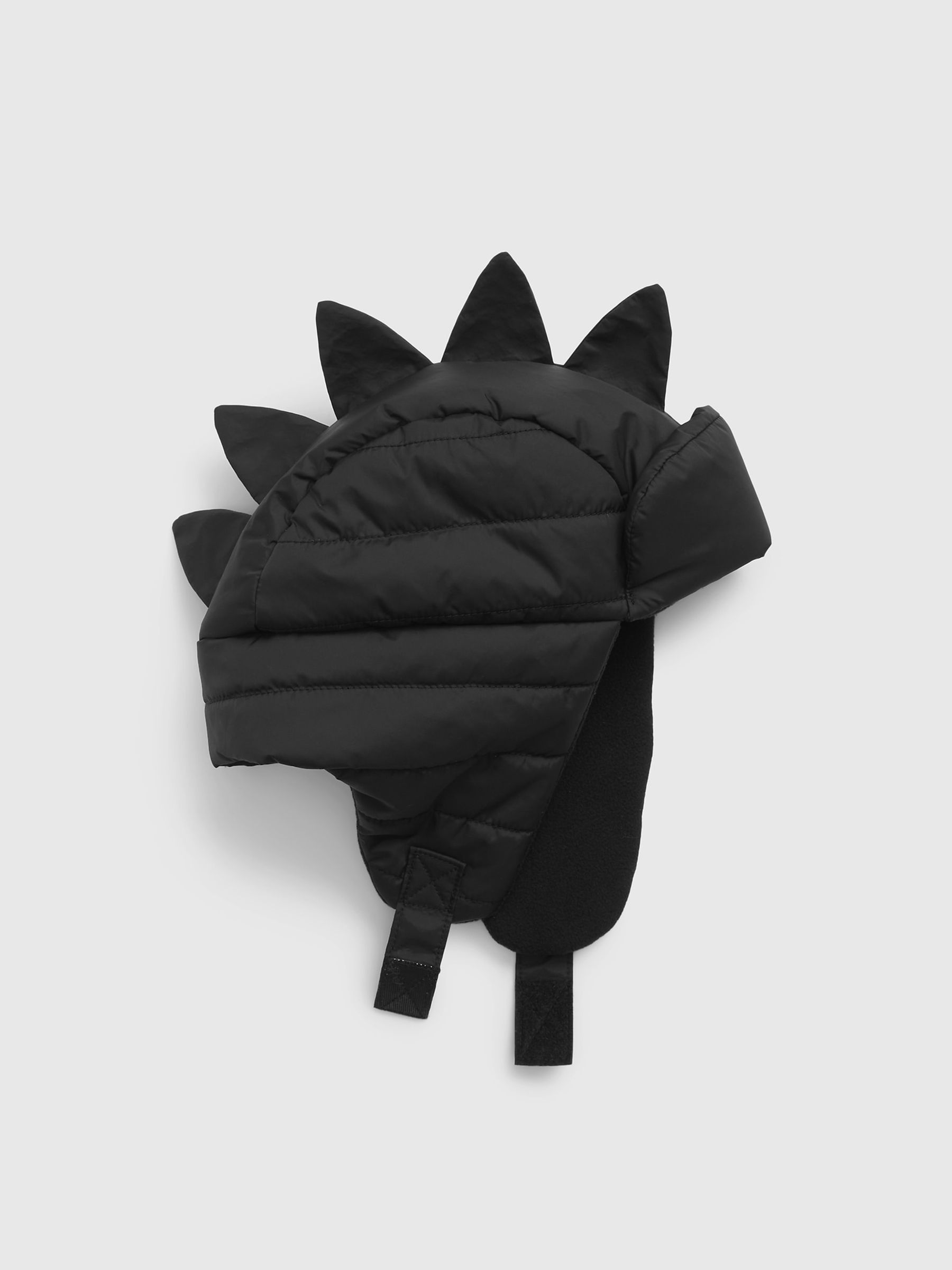 Black Dinosaur Puffer Trapper Hat - Image 1 of 1