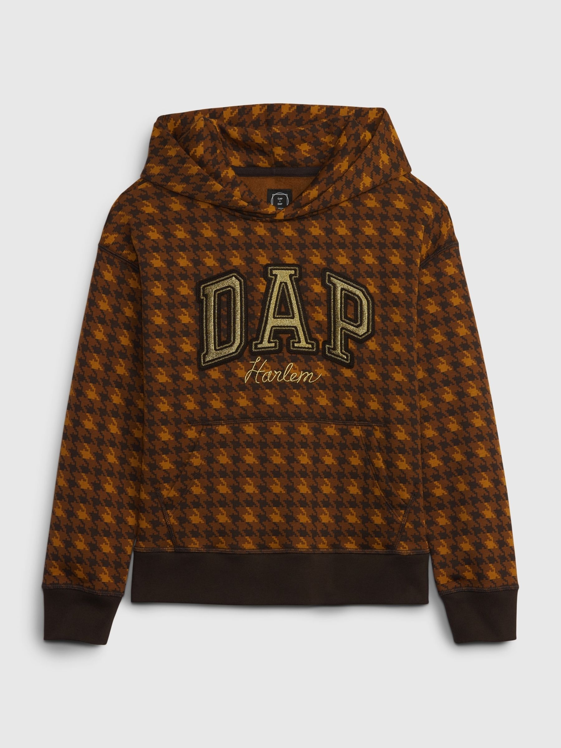 Brown Dapper Dan Kids Logo Hoodie (4-13yrs) - Image 5 of 6