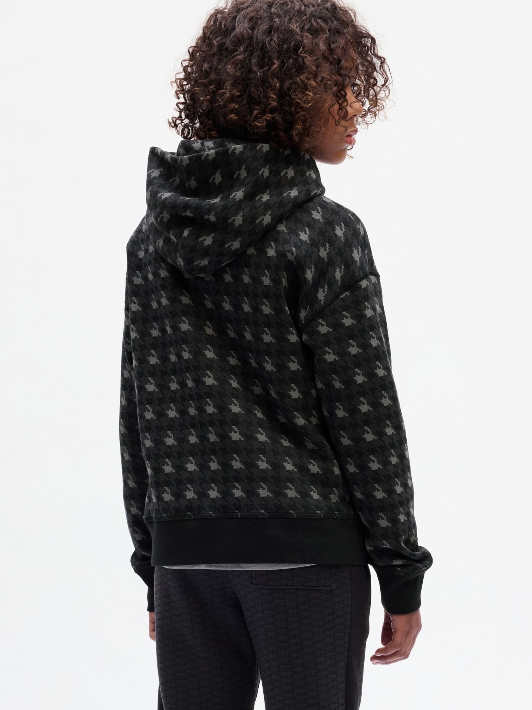 Grey Dapper Dan Kids Logo Hoodie (4-13yrs) - Image 3 of 4