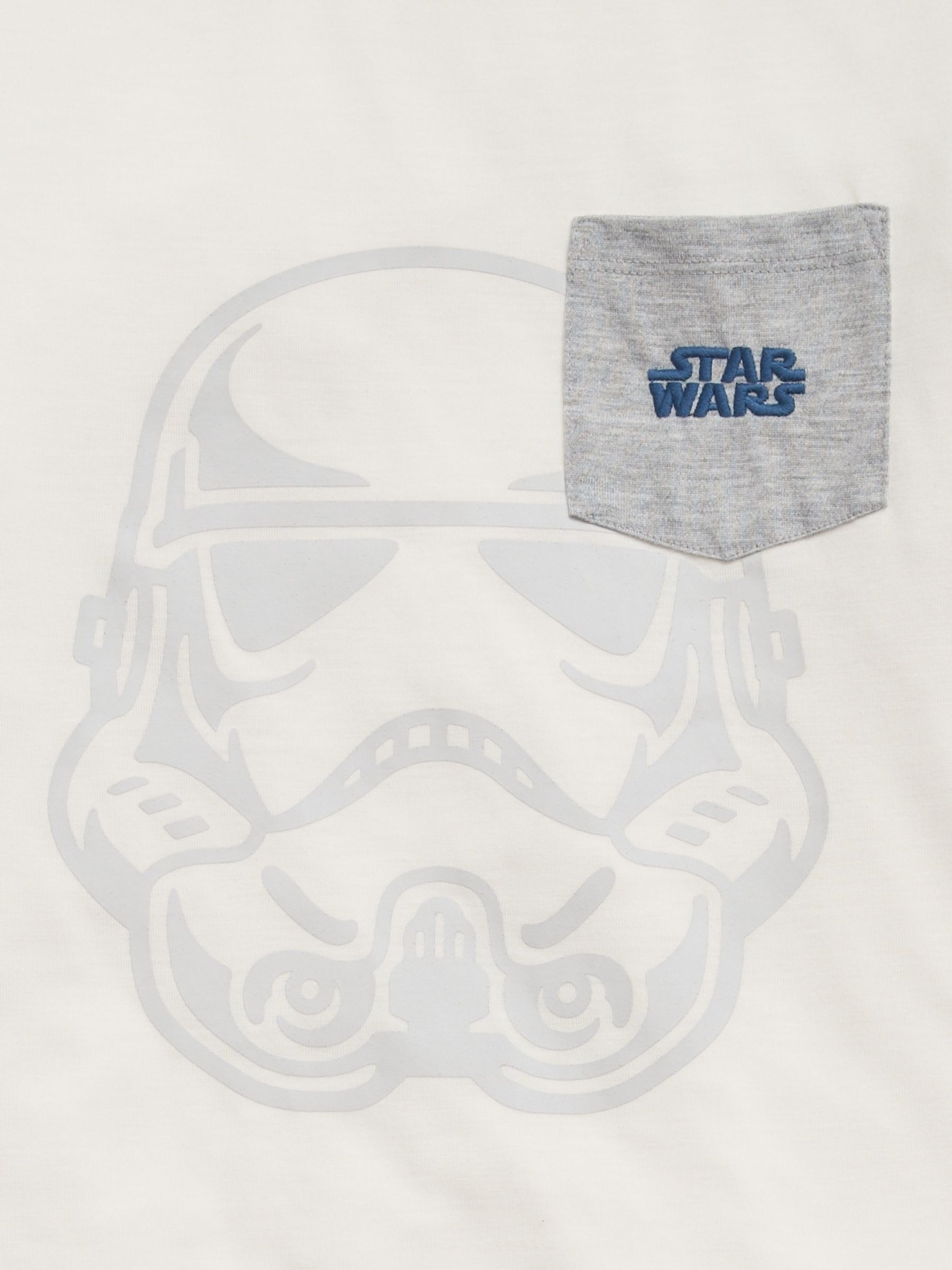 White Star Wars Long Sleeve Pyjama Set (6-13yrs) - Image 2 of 2