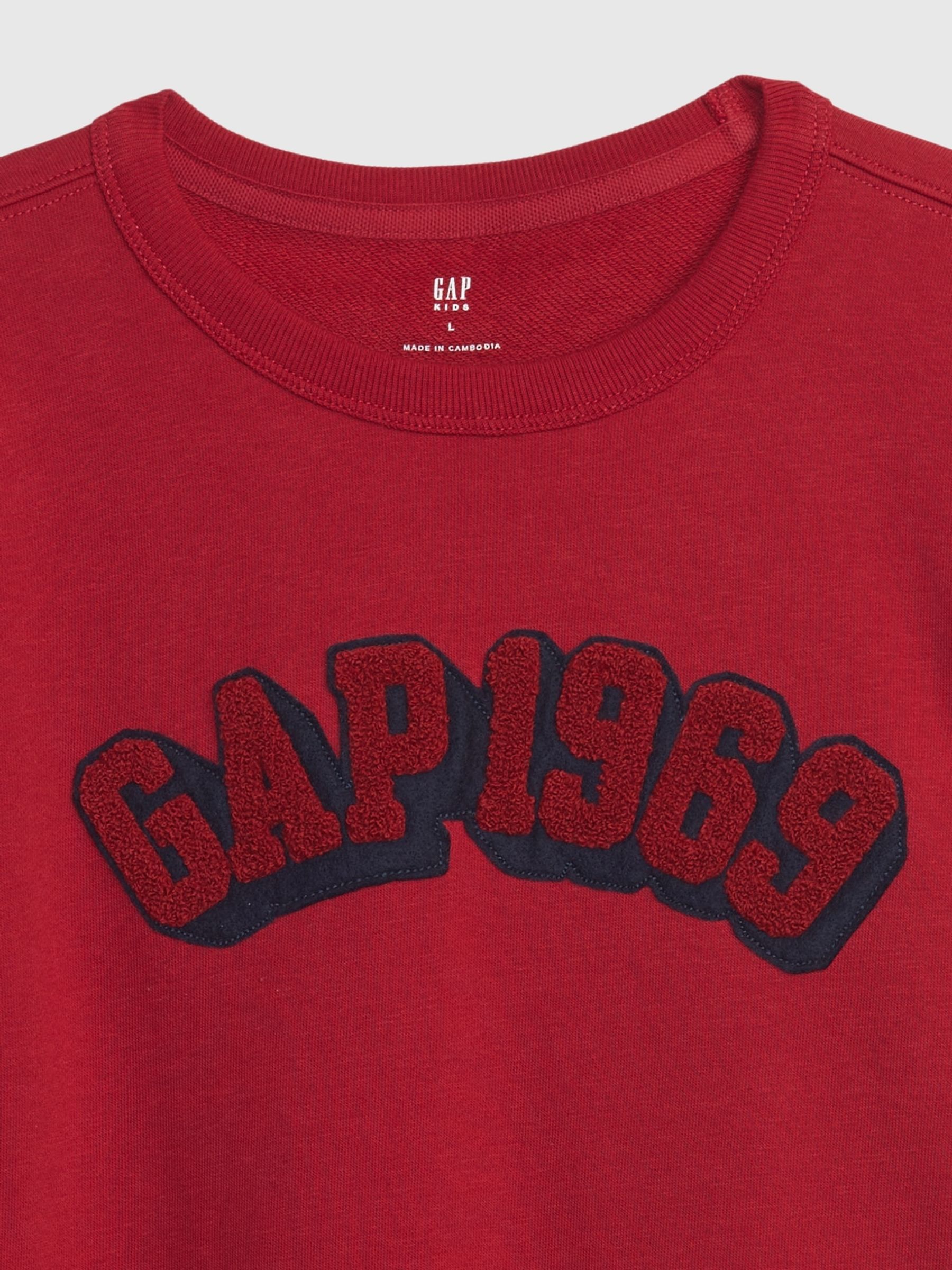 Red 1969 Logo Crew Neck Graphic Sweatshirt (4-13yrs) - Image 3 of 3